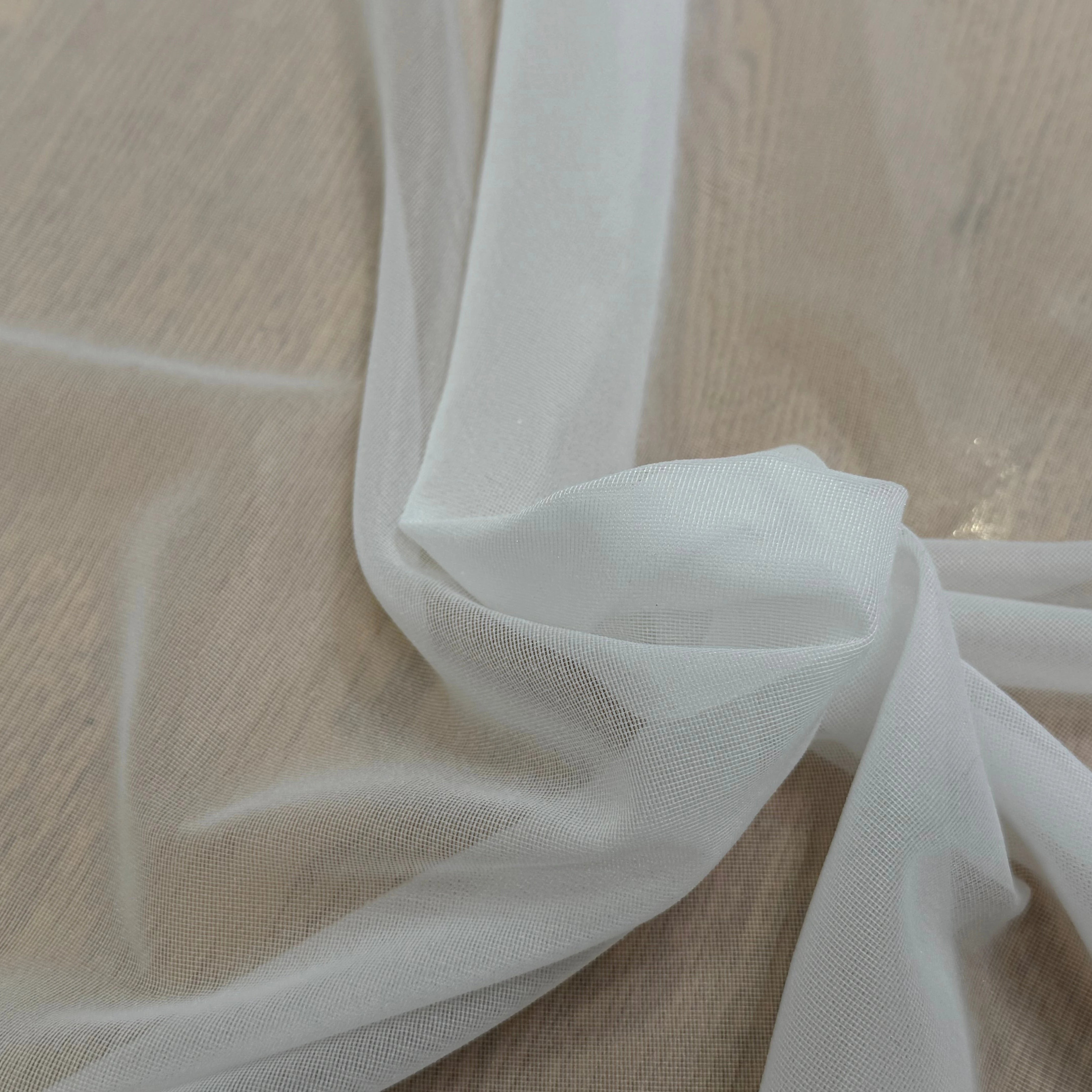 THERMOCOLLANT TISSÉ PETIT CARREAUX FIN BLANC CASSÉ - My Little Coupon