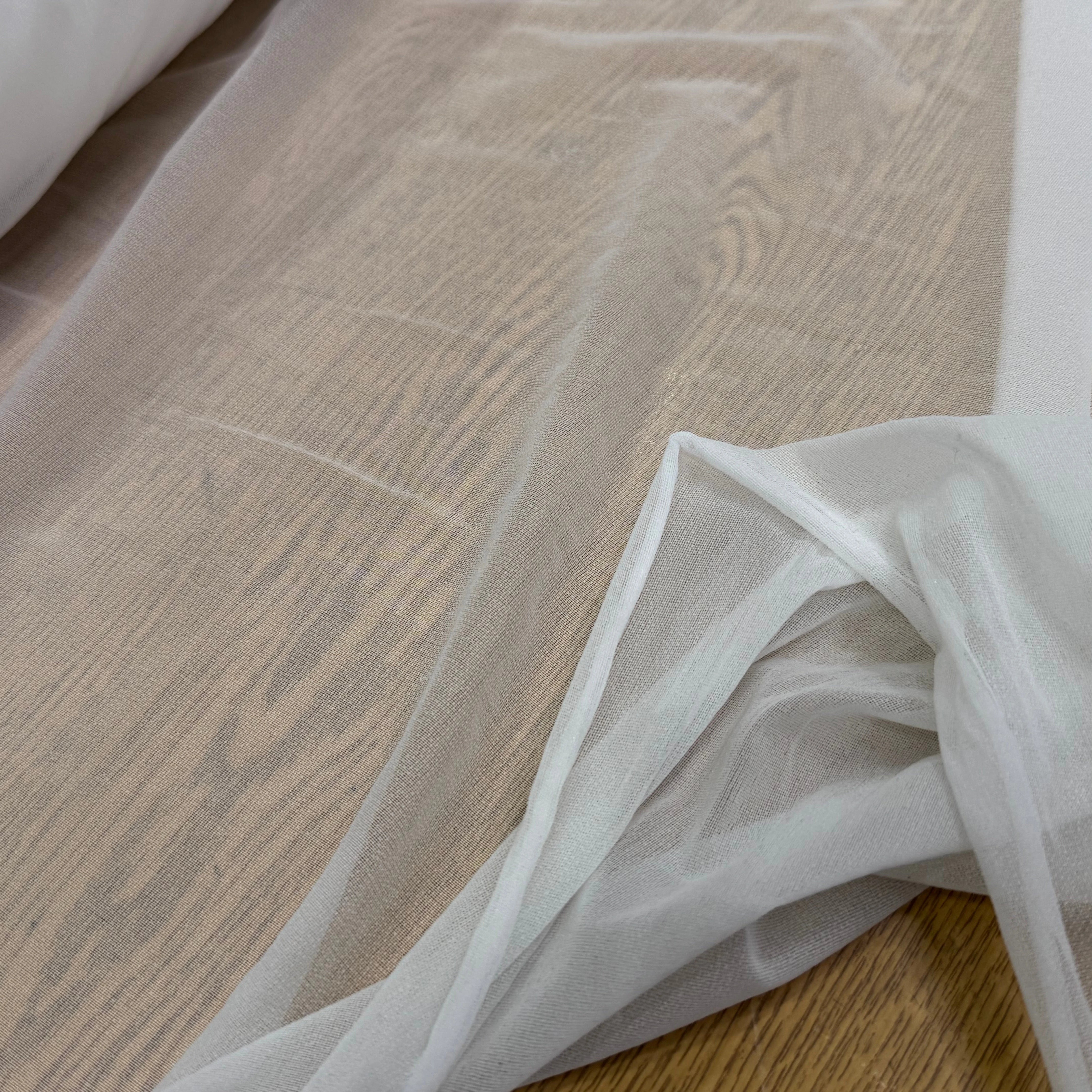 THERMOCOLLANT TISSÉ PETIT CARREAUX FIN BLANC - My Little Coupon