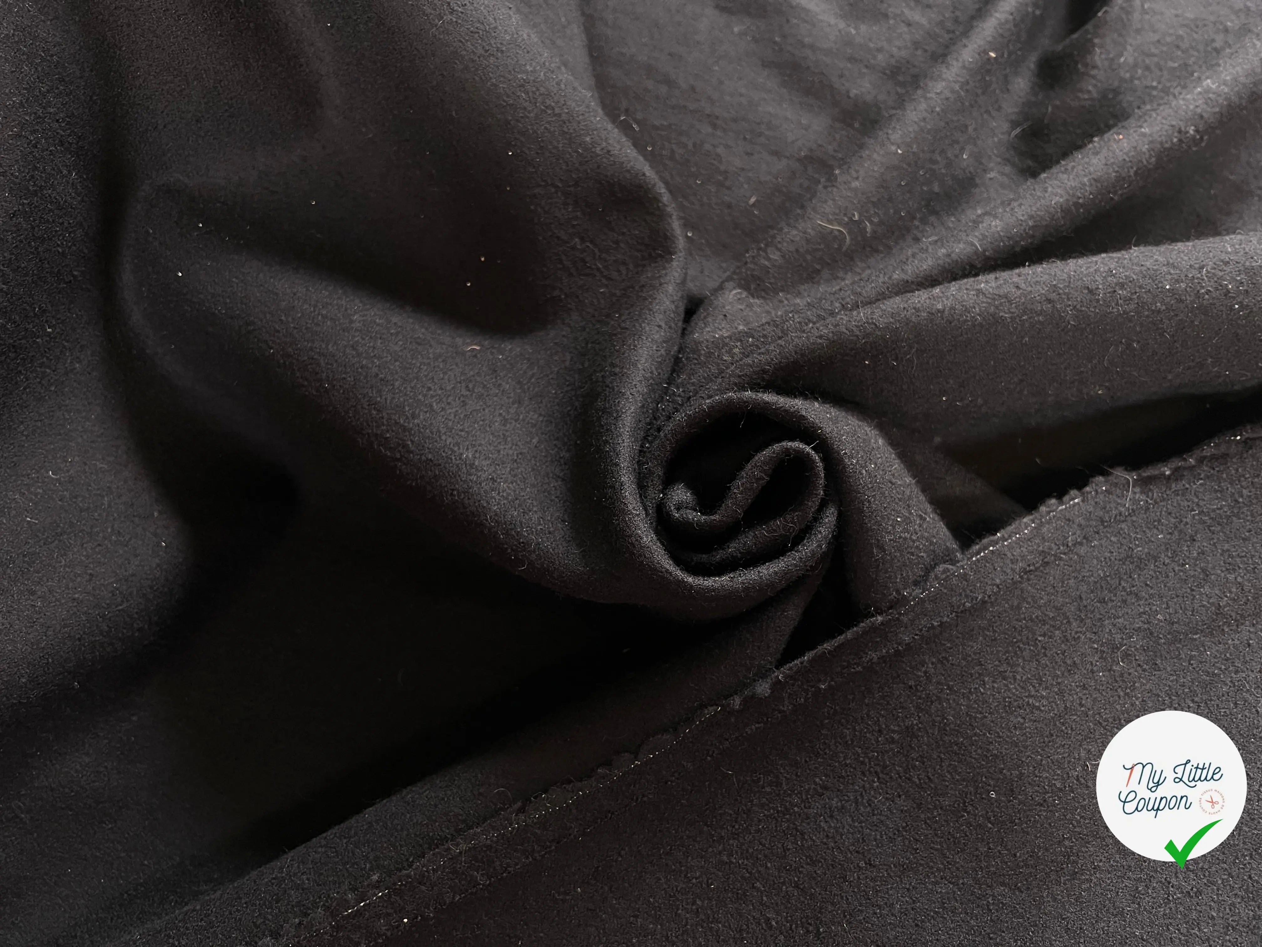 TISSU 100% LAINE VIERGE NOIRÂ - My Little Coupon
