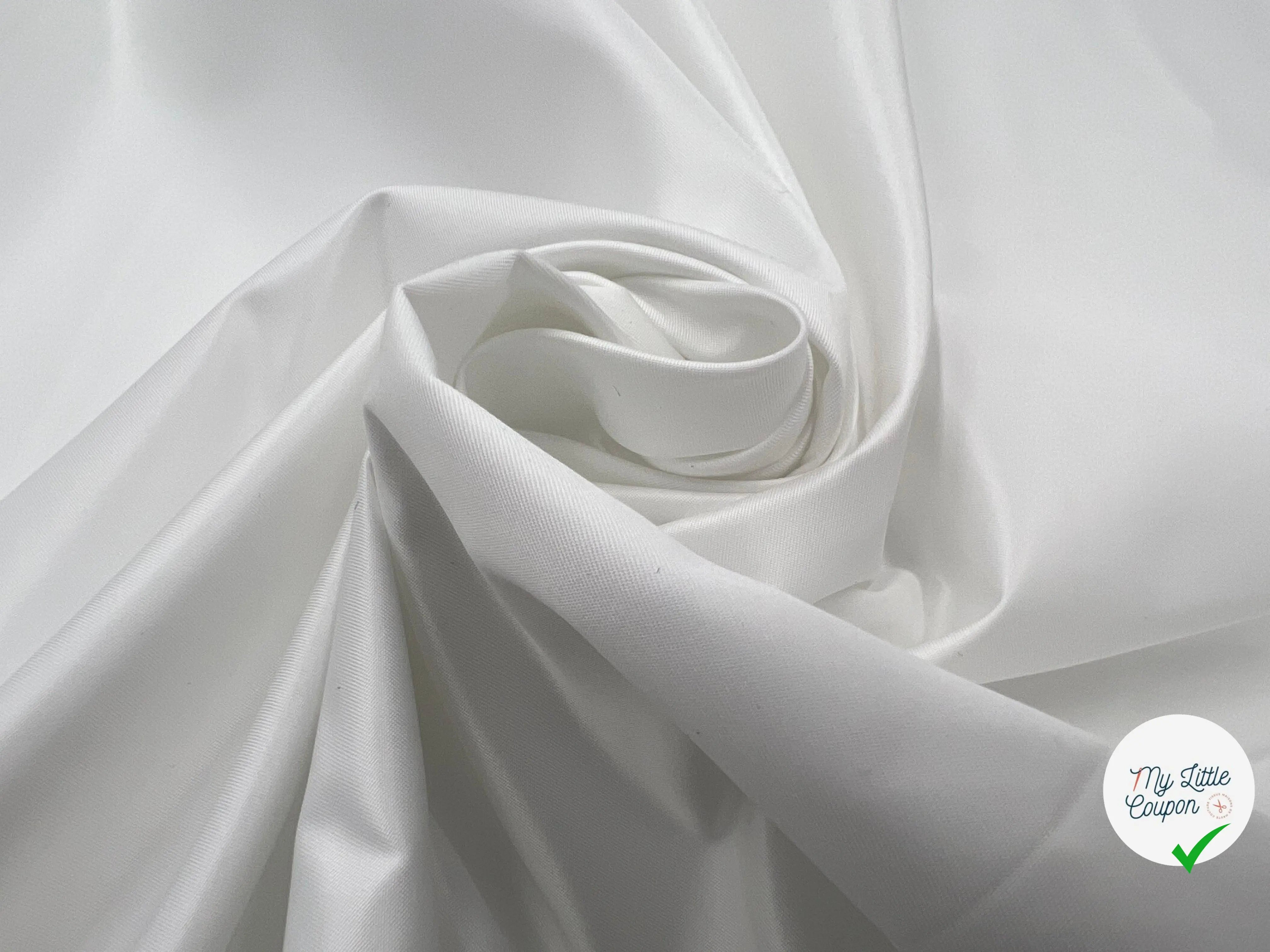 TISSU ANORAK BLANC NEIGE - My Little Coupon - tissu - coudre