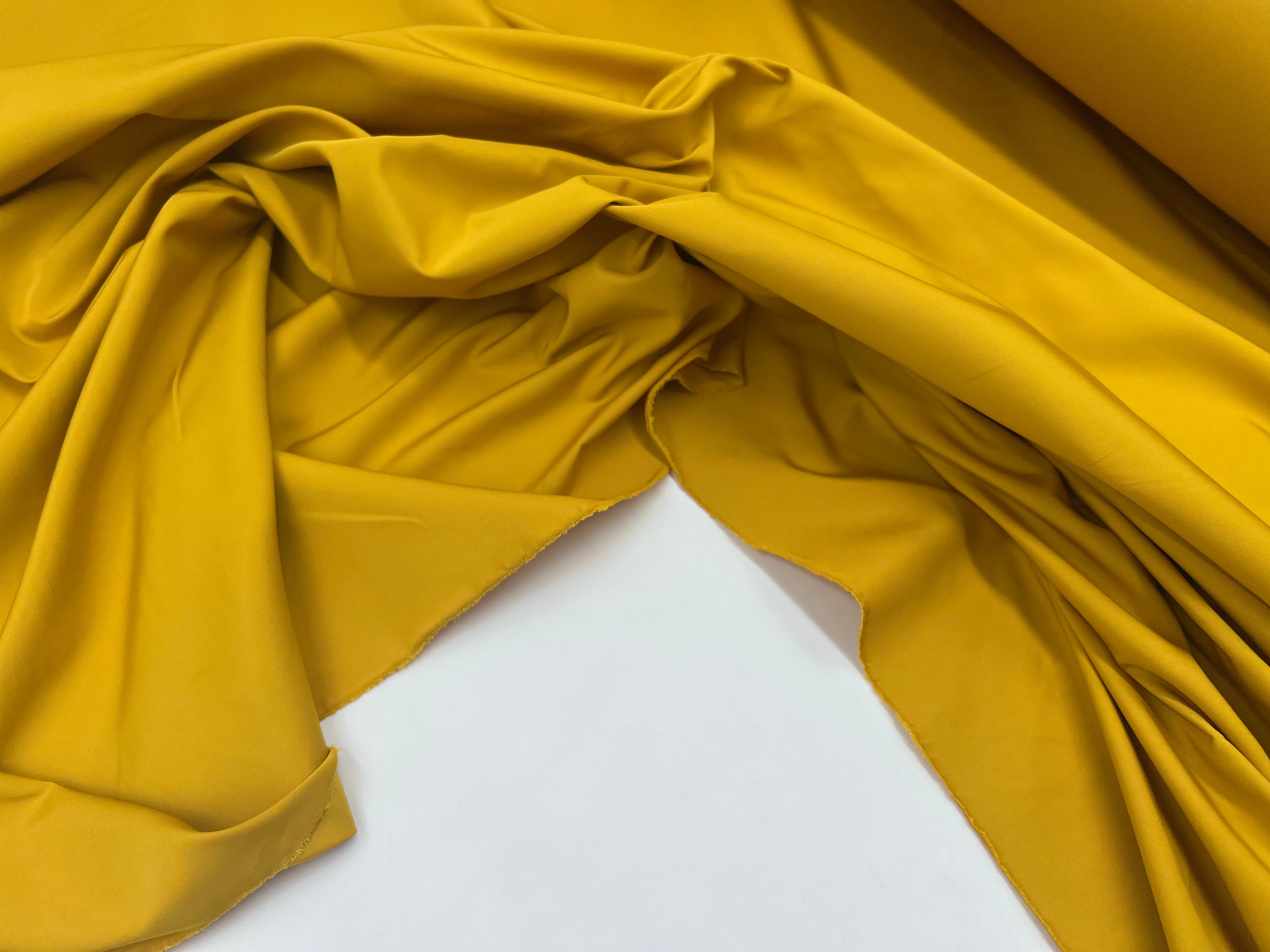 TISSU ANORAK JAUNE MOUTARDE MSO