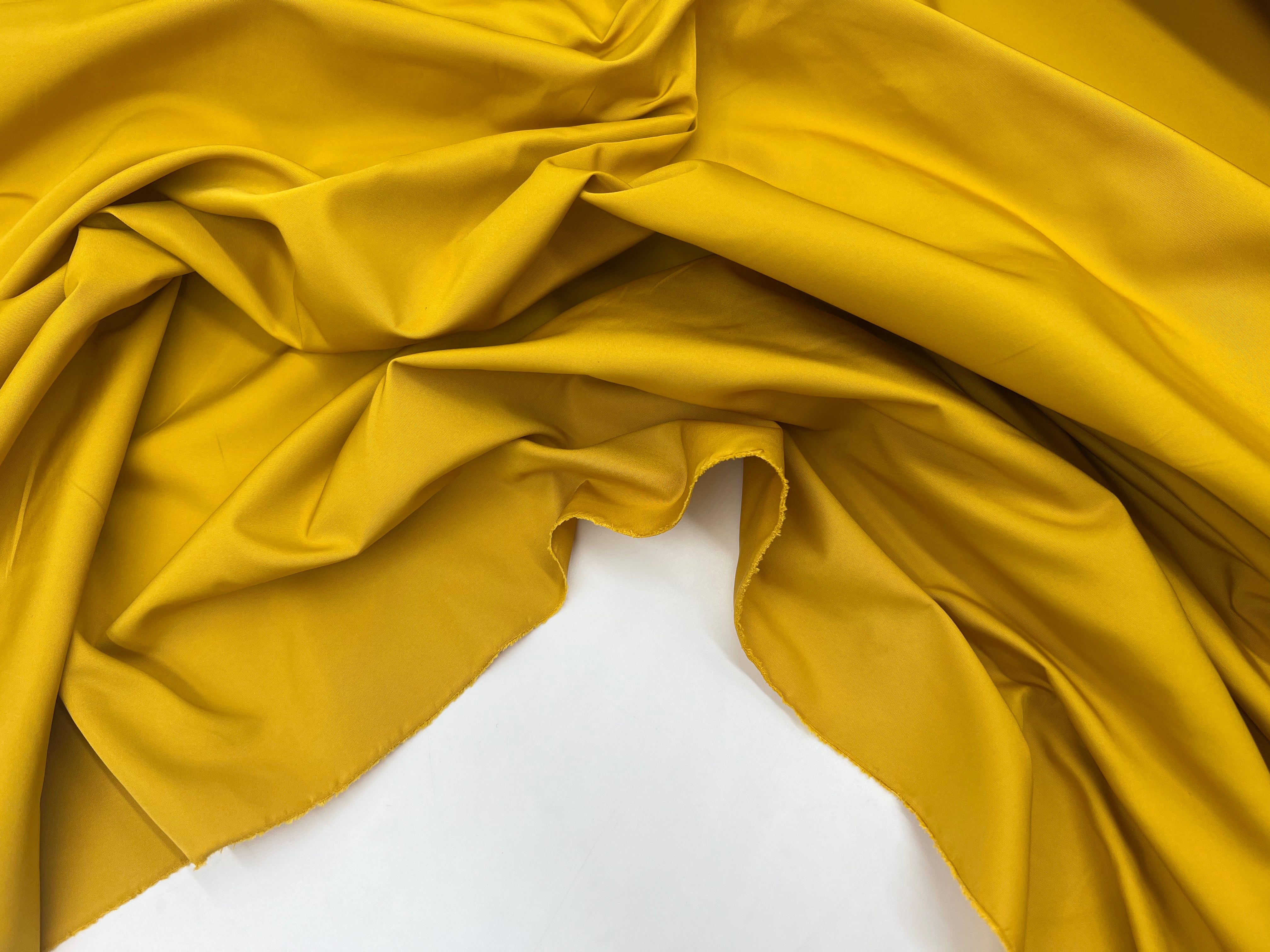 TISSU ANORAK JAUNE MOUTARDE MSO