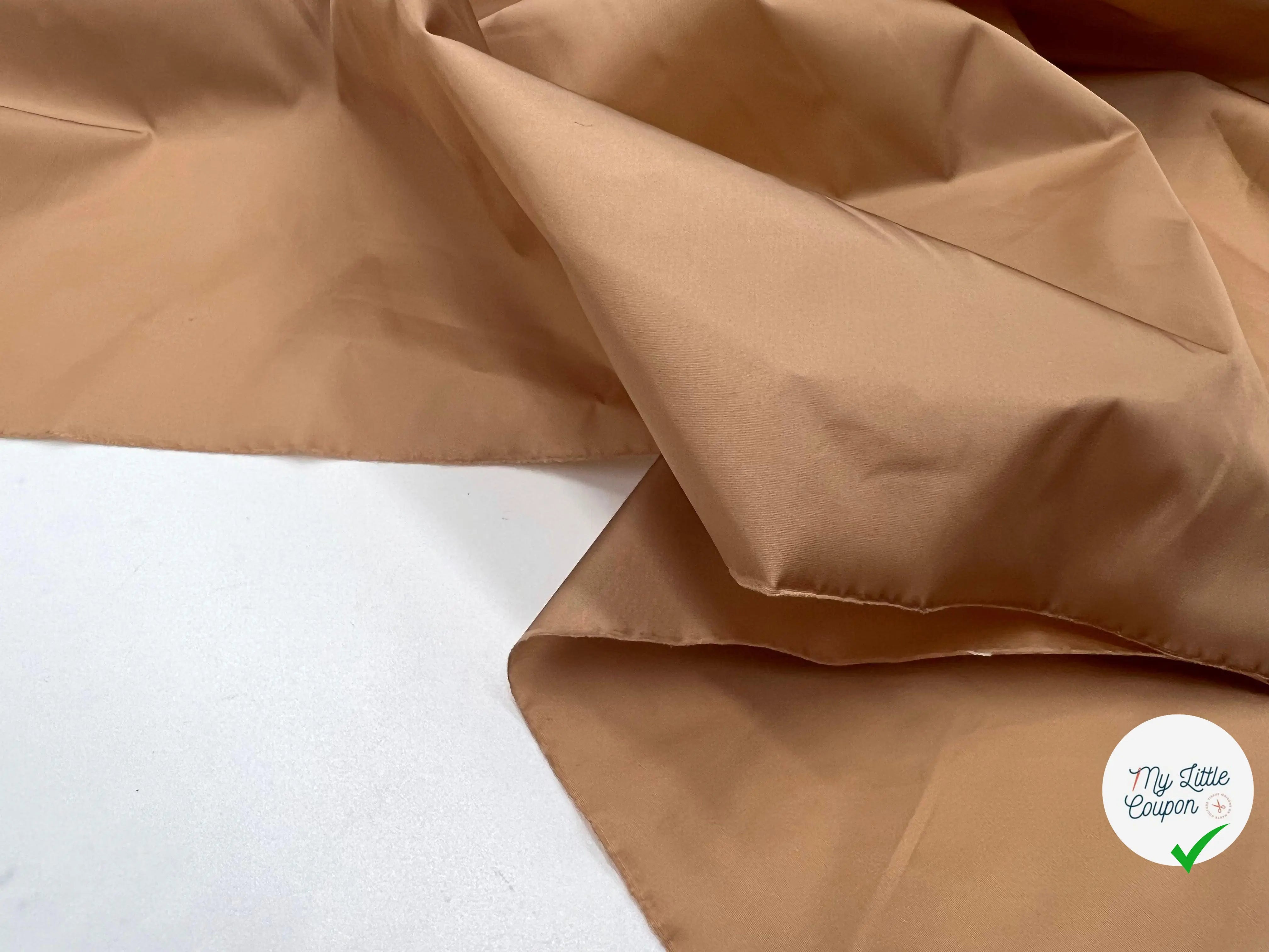 TISSU ANORAK LĂGER CARAMEL - My Little Coupon - tissu - coudre