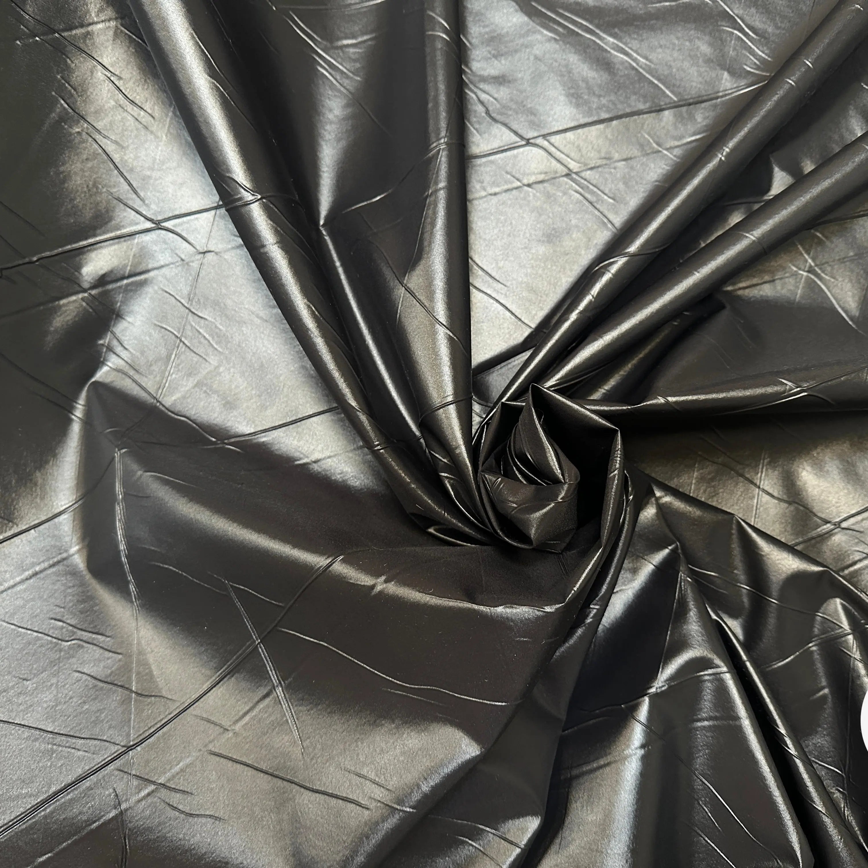 TISSU ANORAK NOIR IMPERMEABLE - My Little Coupon