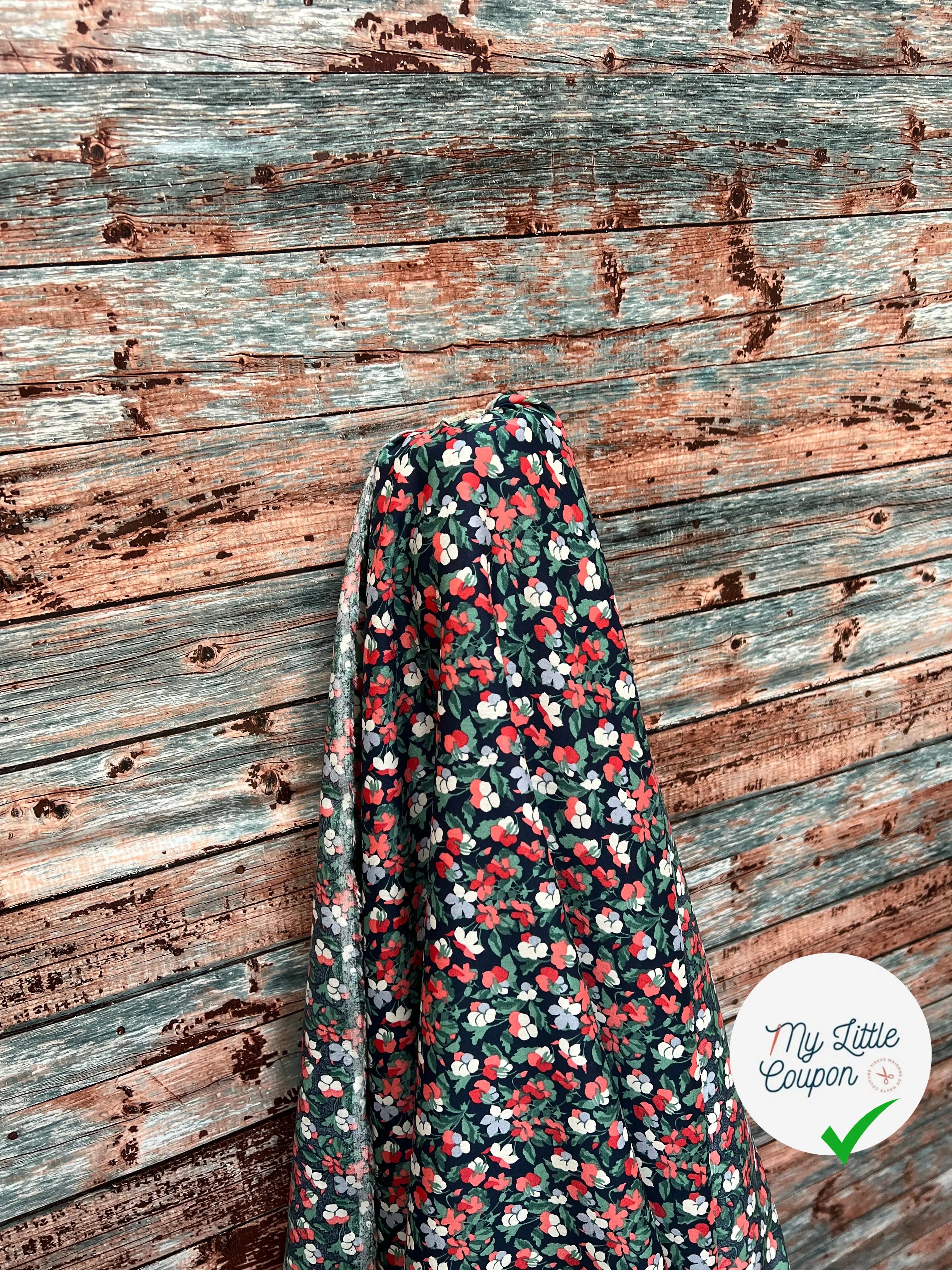 TISSU BATISTE DE COTON PRESTIGIEUSE LONDON - My Little Coupon