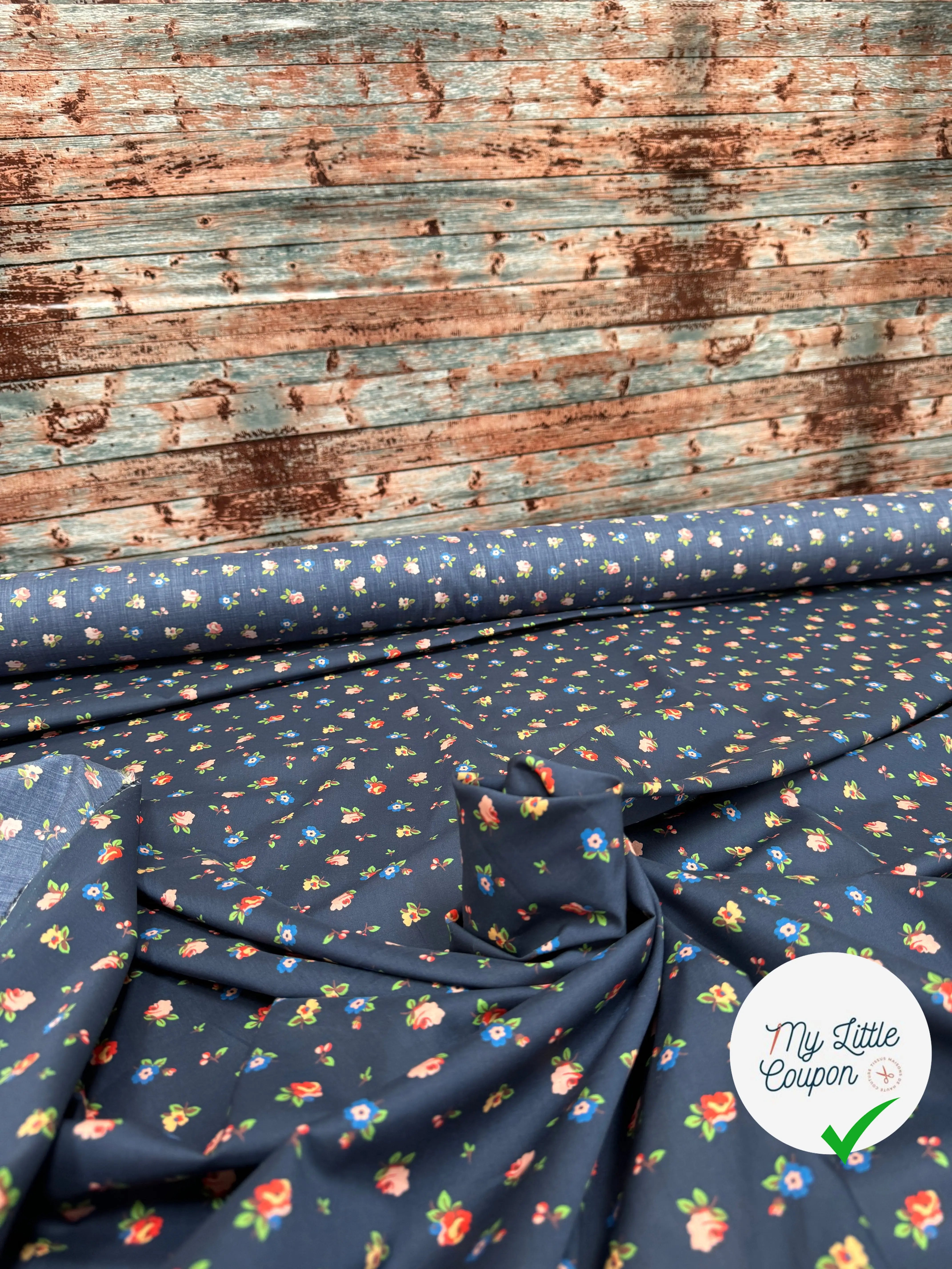 TISSU BATISTE DE COTON PRESTIGIEUSE LONDON - My Little Coupon