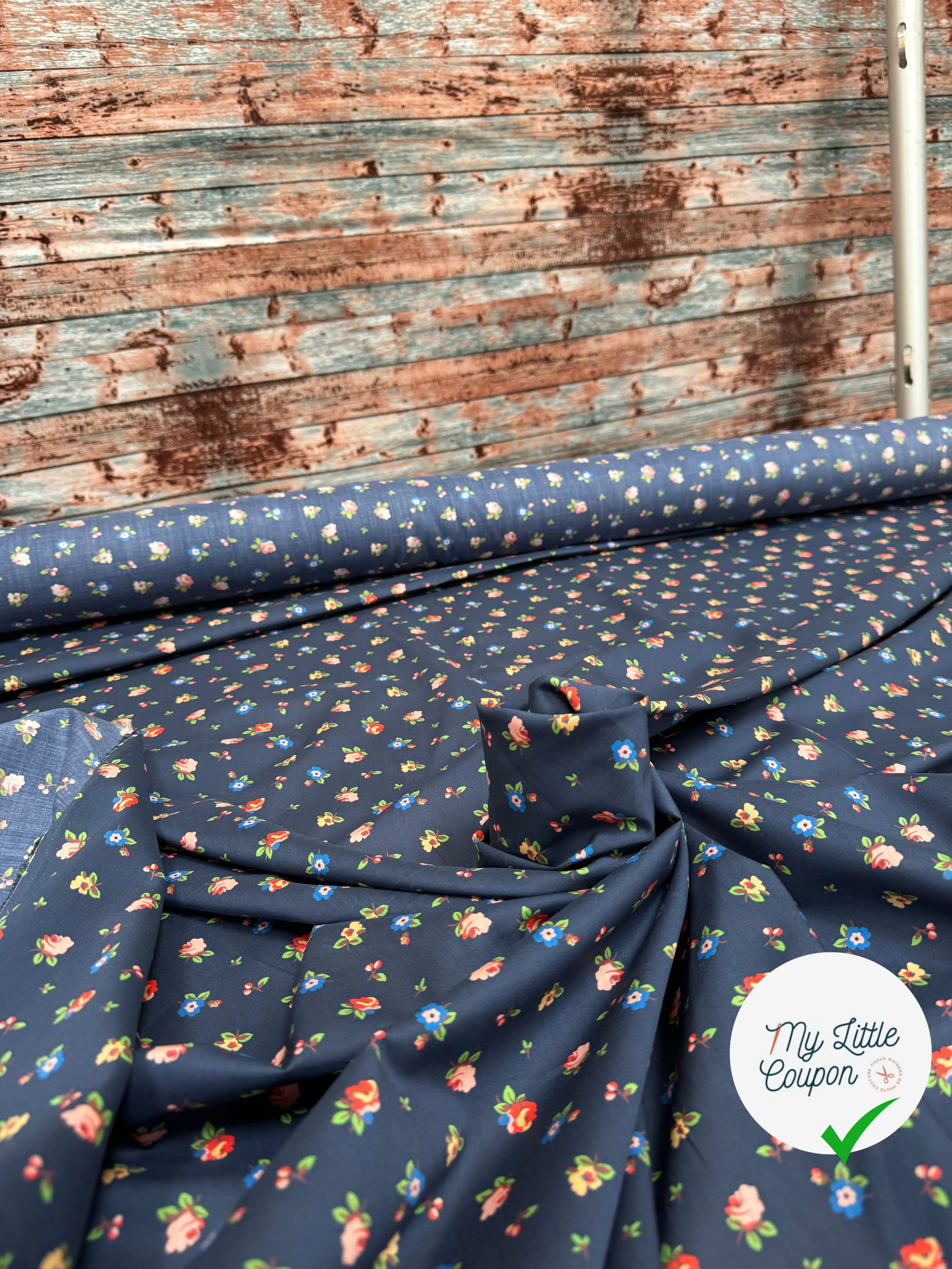 TISSU BATISTE DE COTON PRESTIGIEUSE LONDON - My Little Coupon