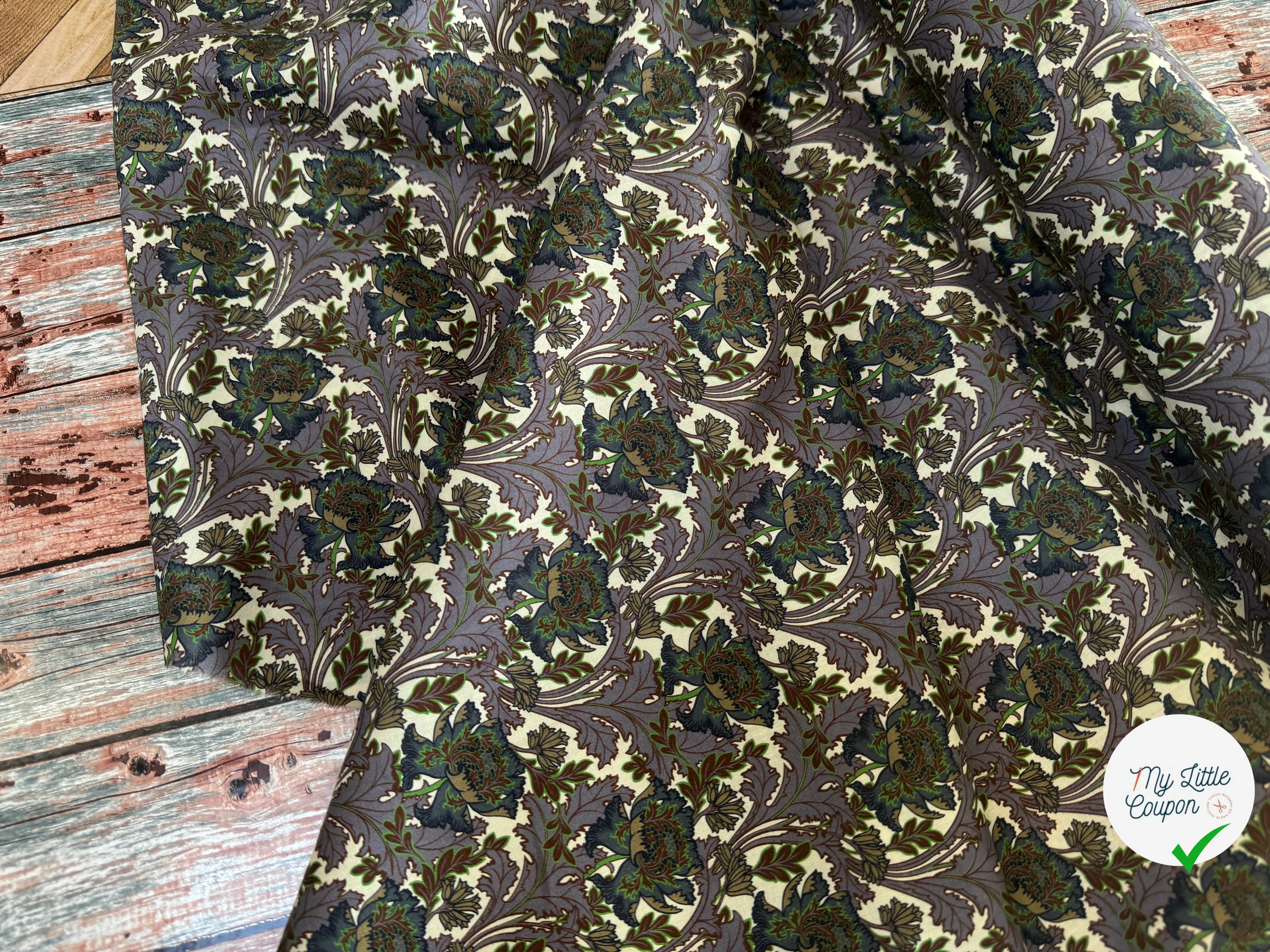 TISSU BATISTE DE COTON PRESTIGIEUSE LONDON - My Little Coupon
