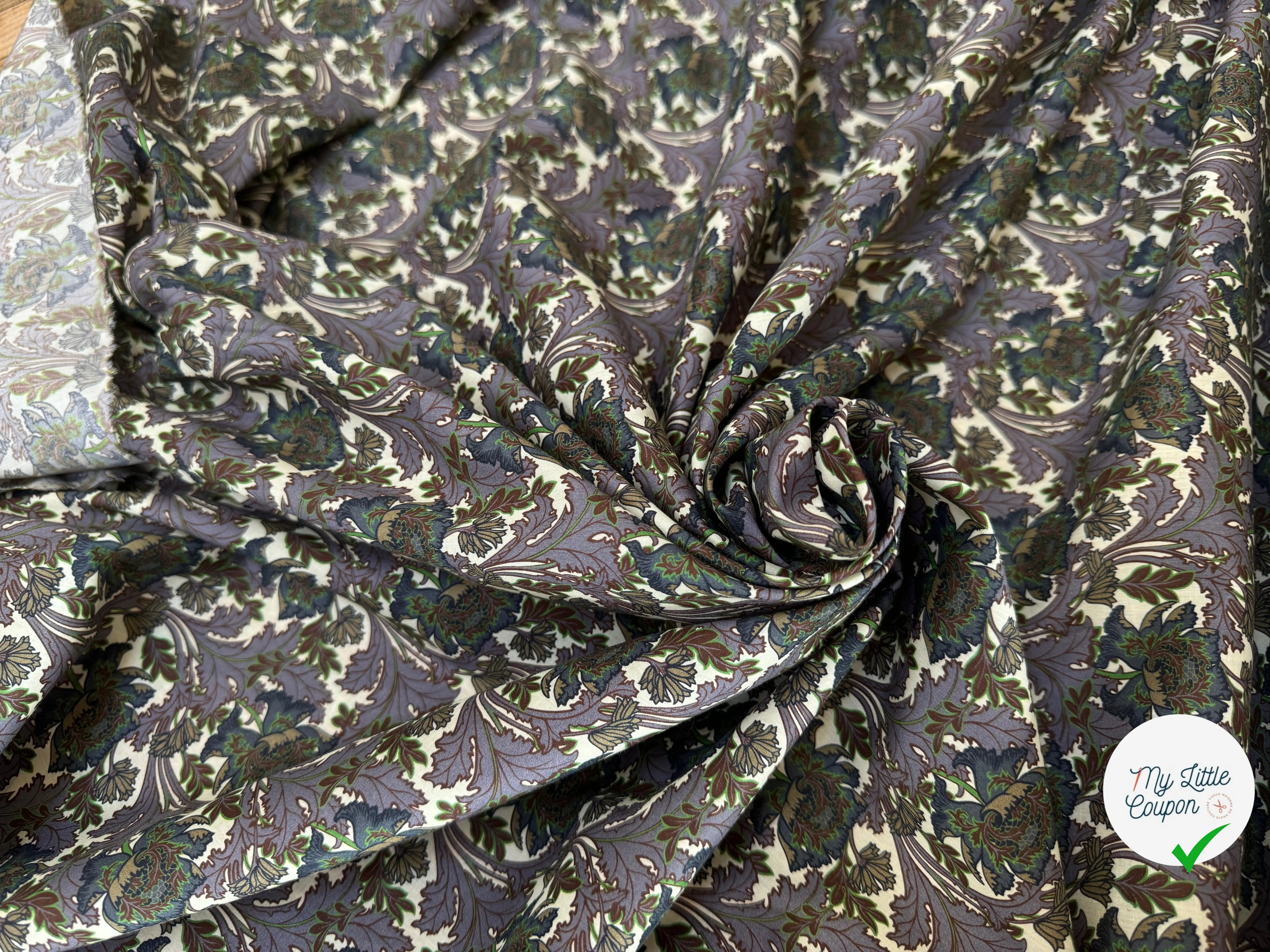 TISSU BATISTE DE COTON PRESTIGIEUSE LONDON - My Little Coupon