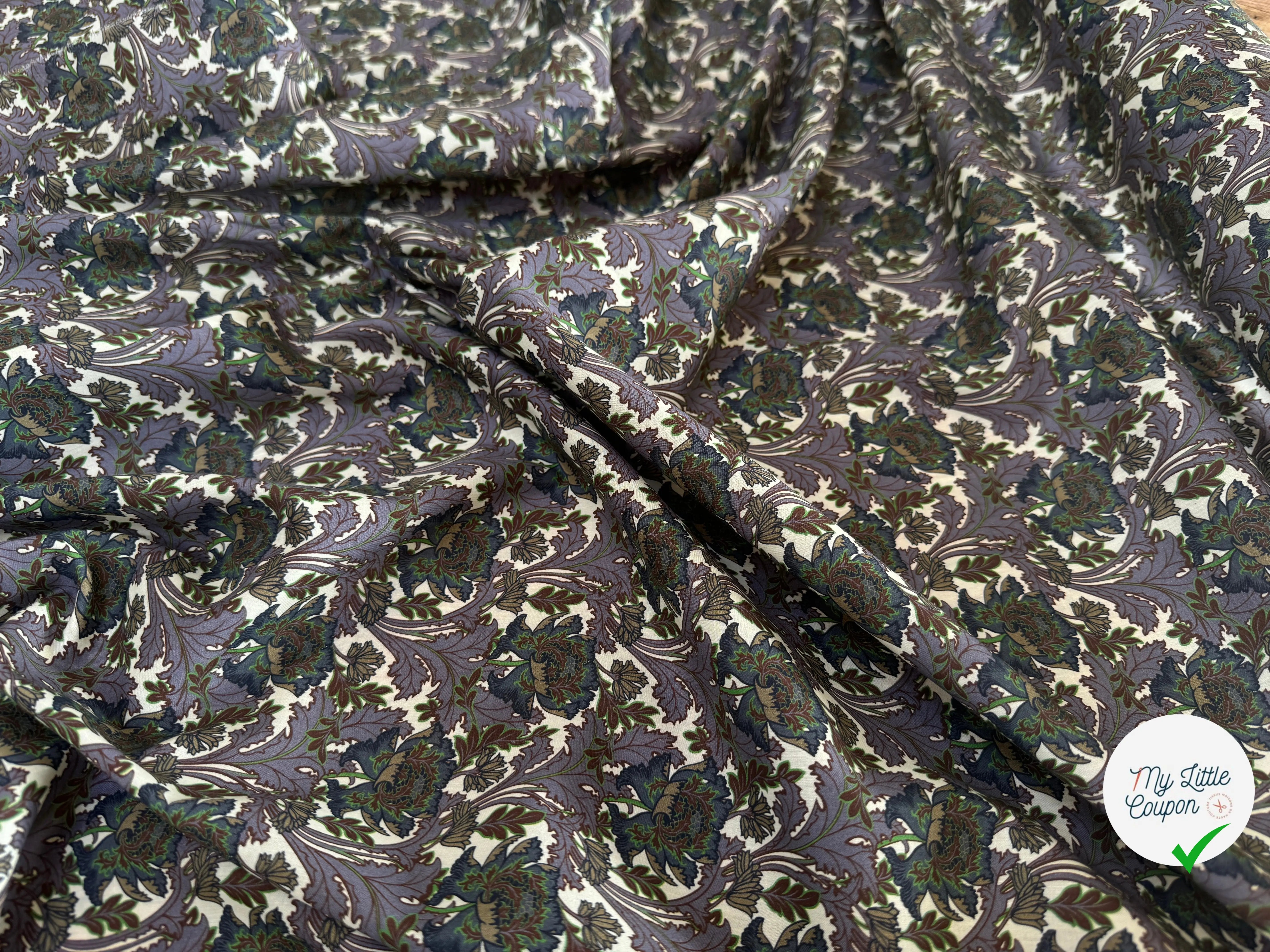 TISSU BATISTE DE COTON PRESTIGIEUSE LONDON - My Little Coupon