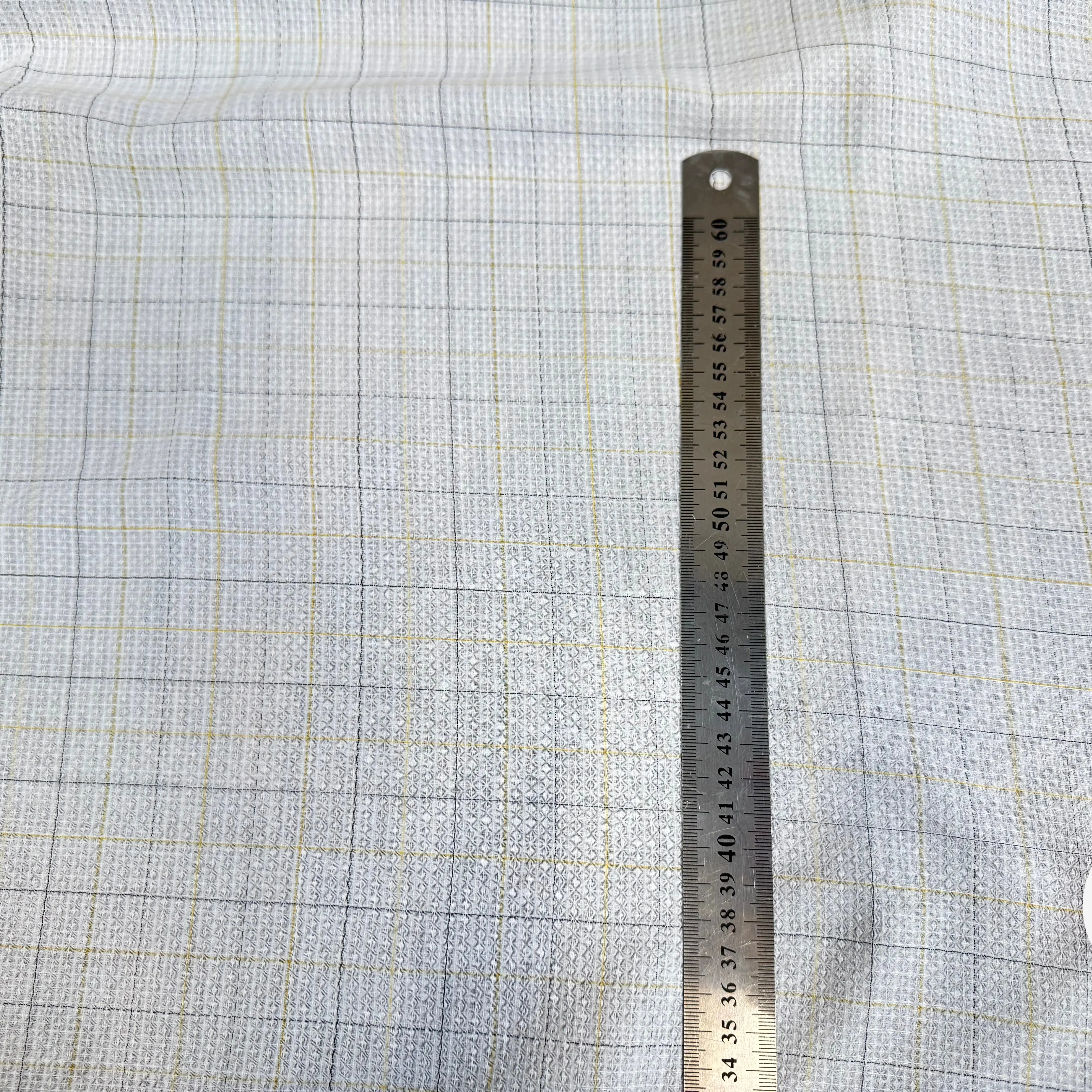 TISSU CARREAUX LÉGER NID D’ABEILLE STYLE - My Little Coupon