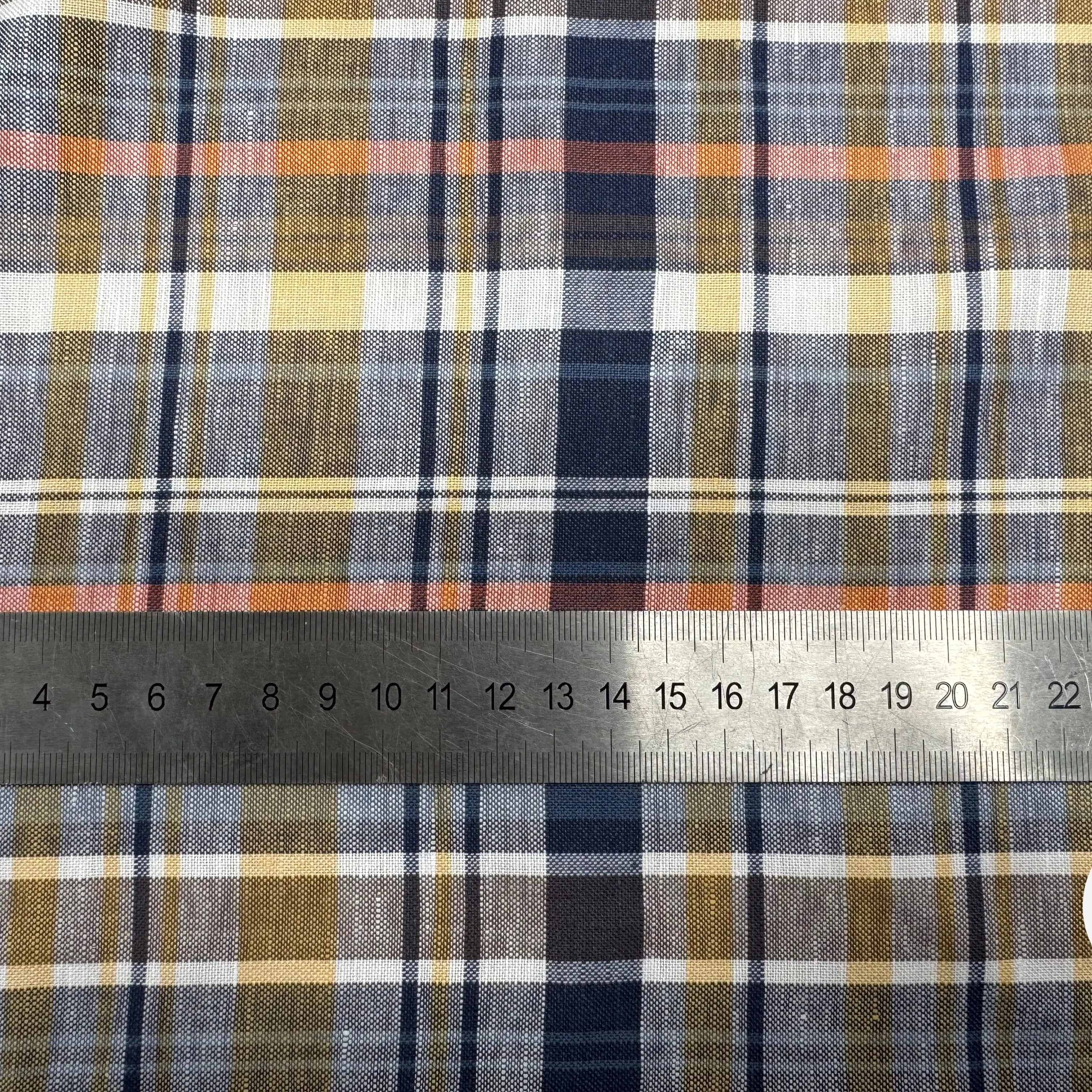 TISSU CHEMISE COTON NATTE CARREAUX - My Little Coupon