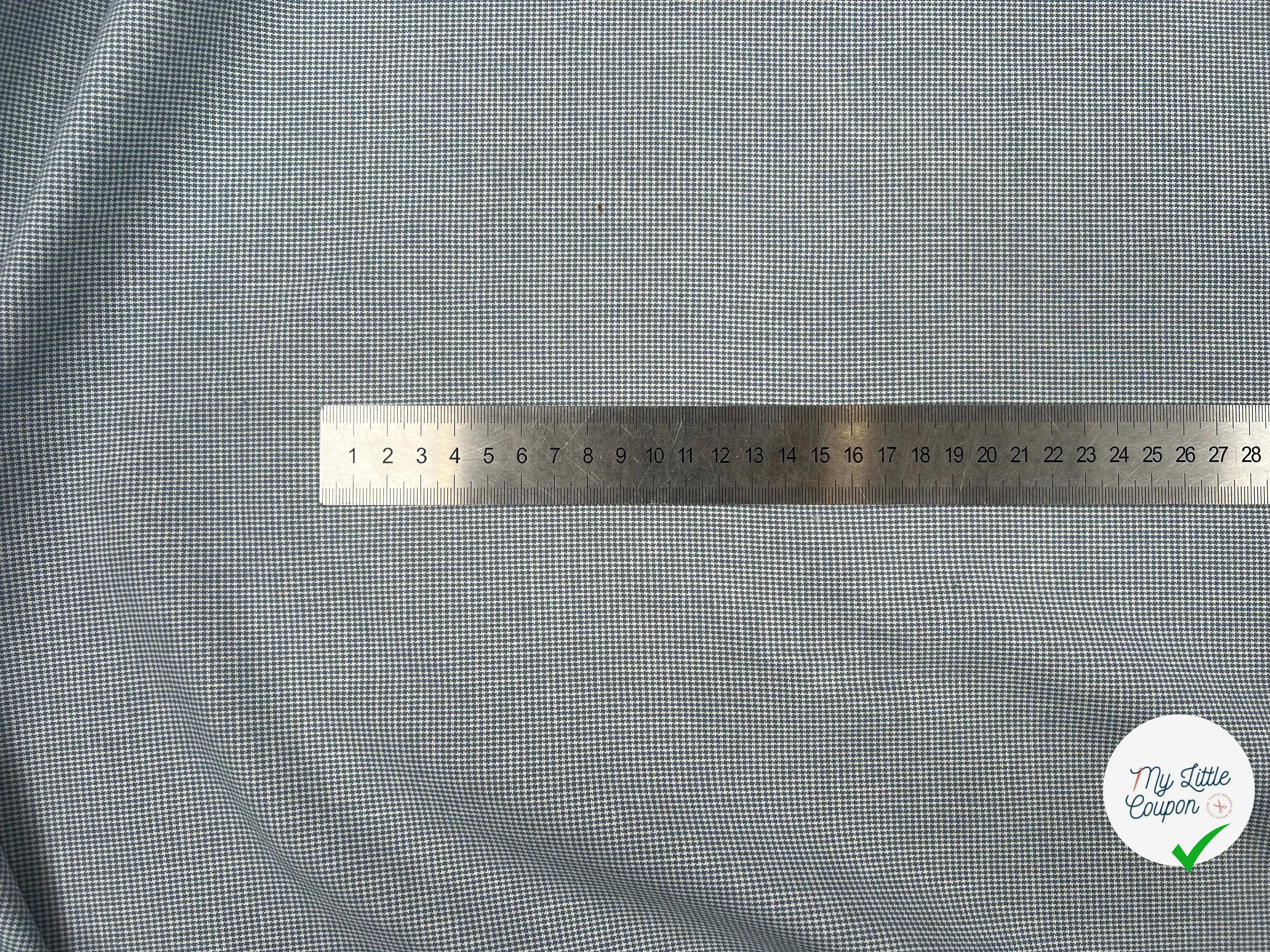 TISSU CHEMISE COTON PIED DE POULE ULTRA CHIC - My Little Coupon