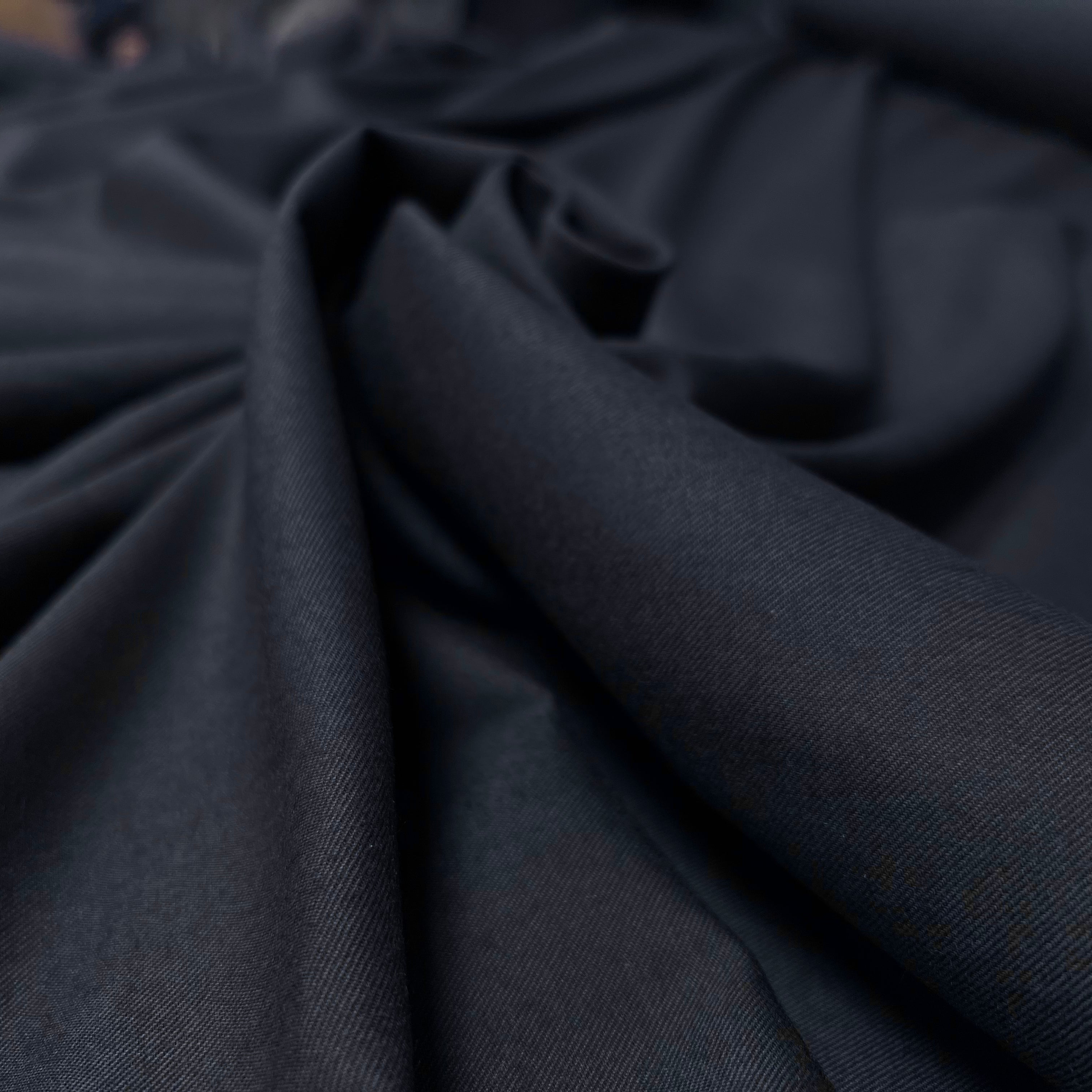 TISSU CHEMISE FLANELETTE COTON GRIS BLEUTÉ - My Little Coupon