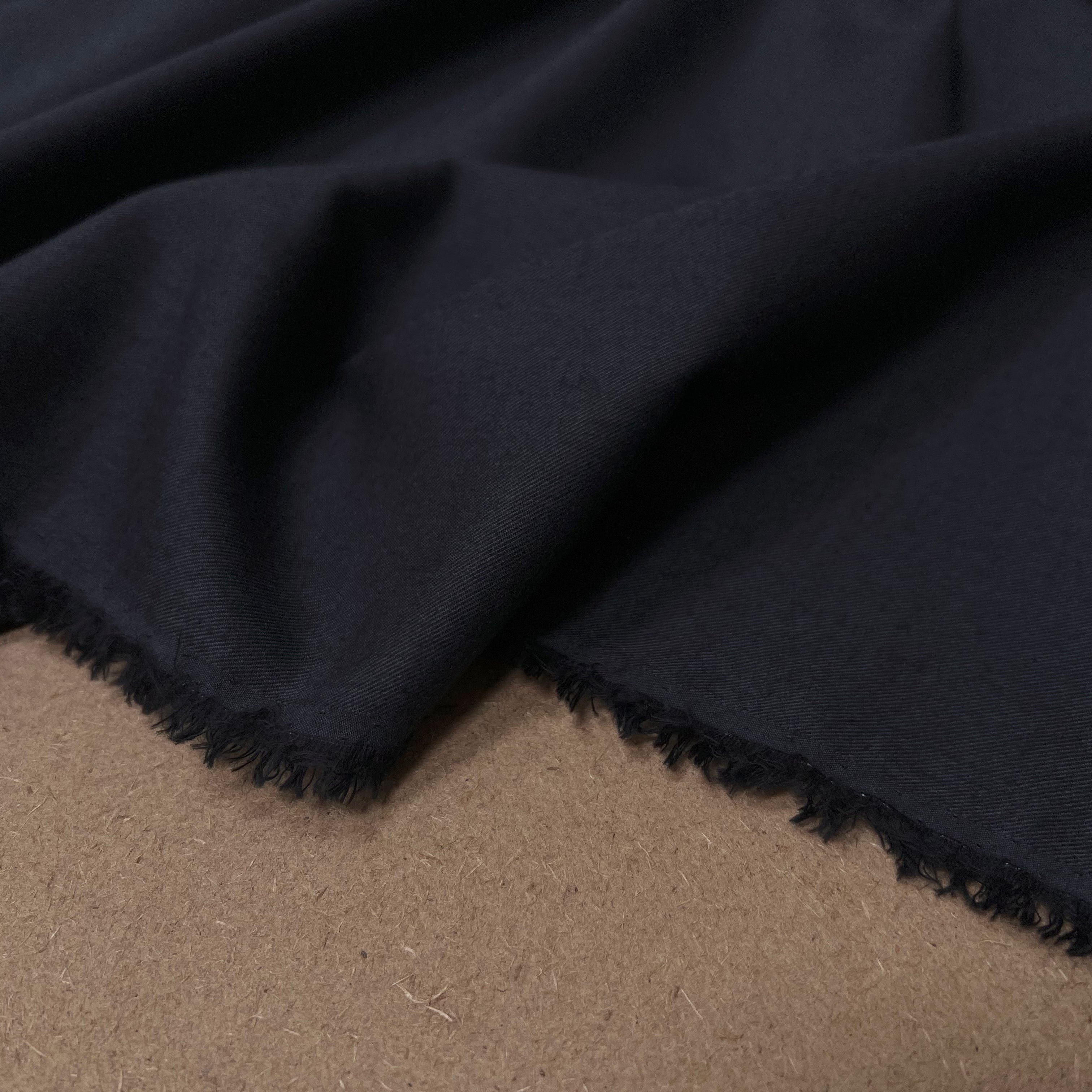 TISSU CHEMISE FLANELETTE COTON GRIS BLEUTÉ - My Little Coupon