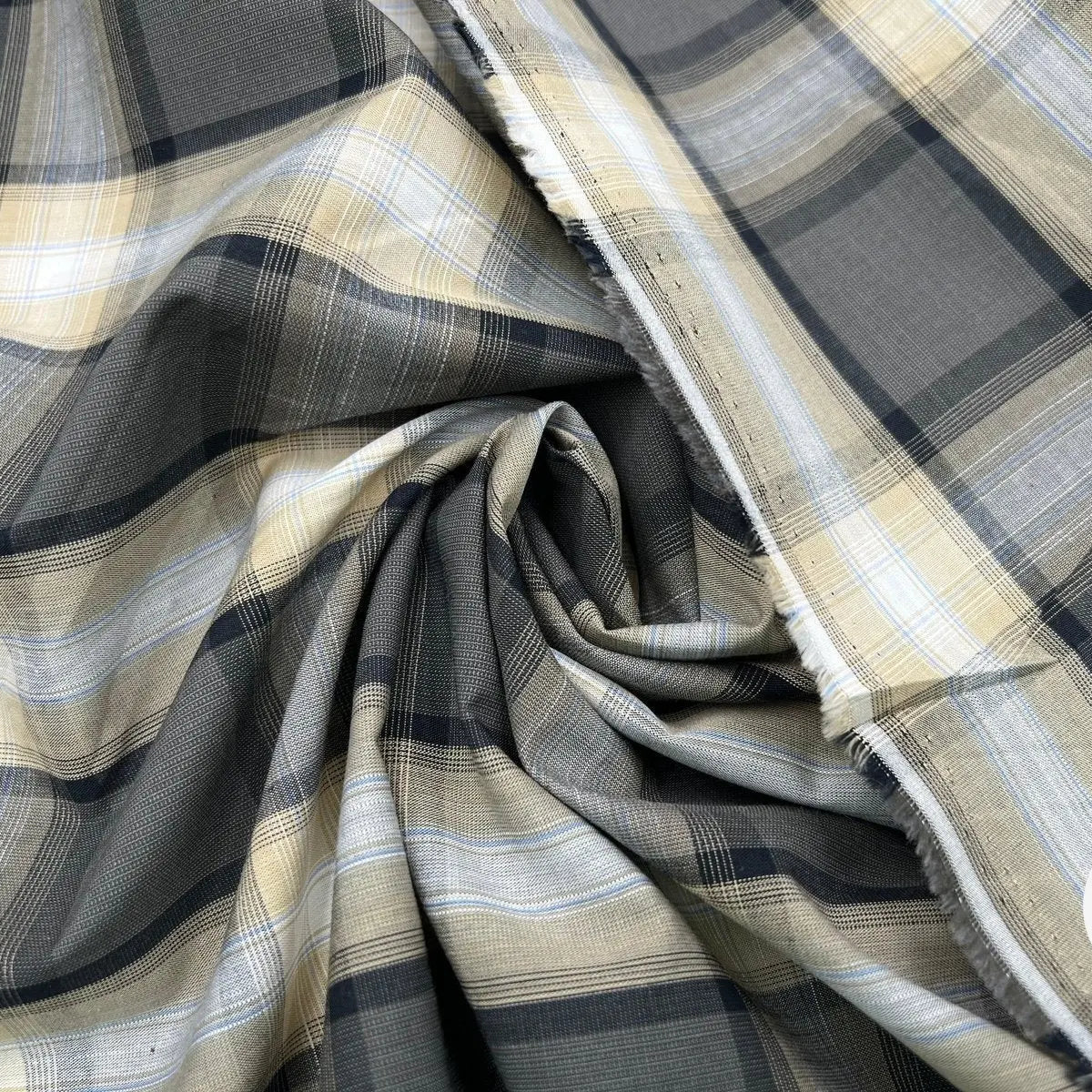 TISSU CHEMISE OLD FASHION - My Little Coupon - tissu - coudre