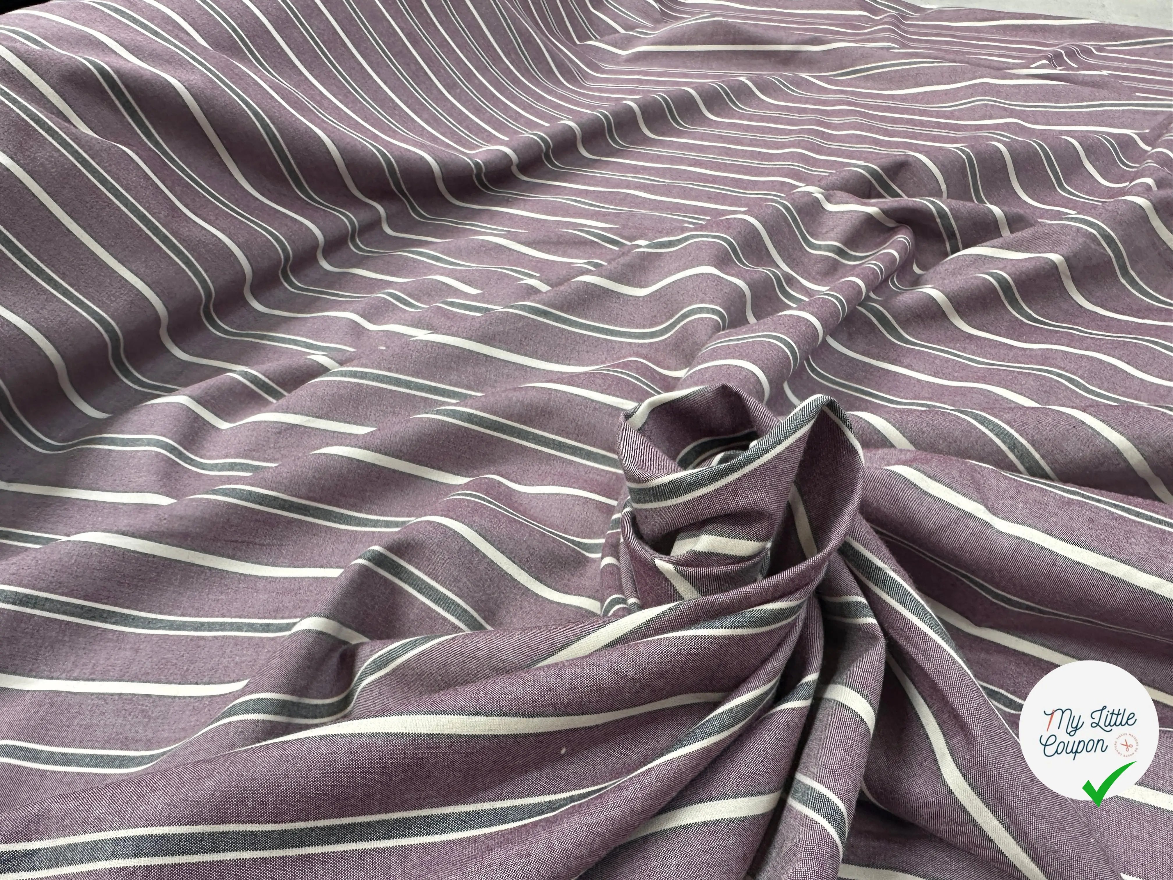 TISSU CHEMISE RAYURES SERTIES MSO