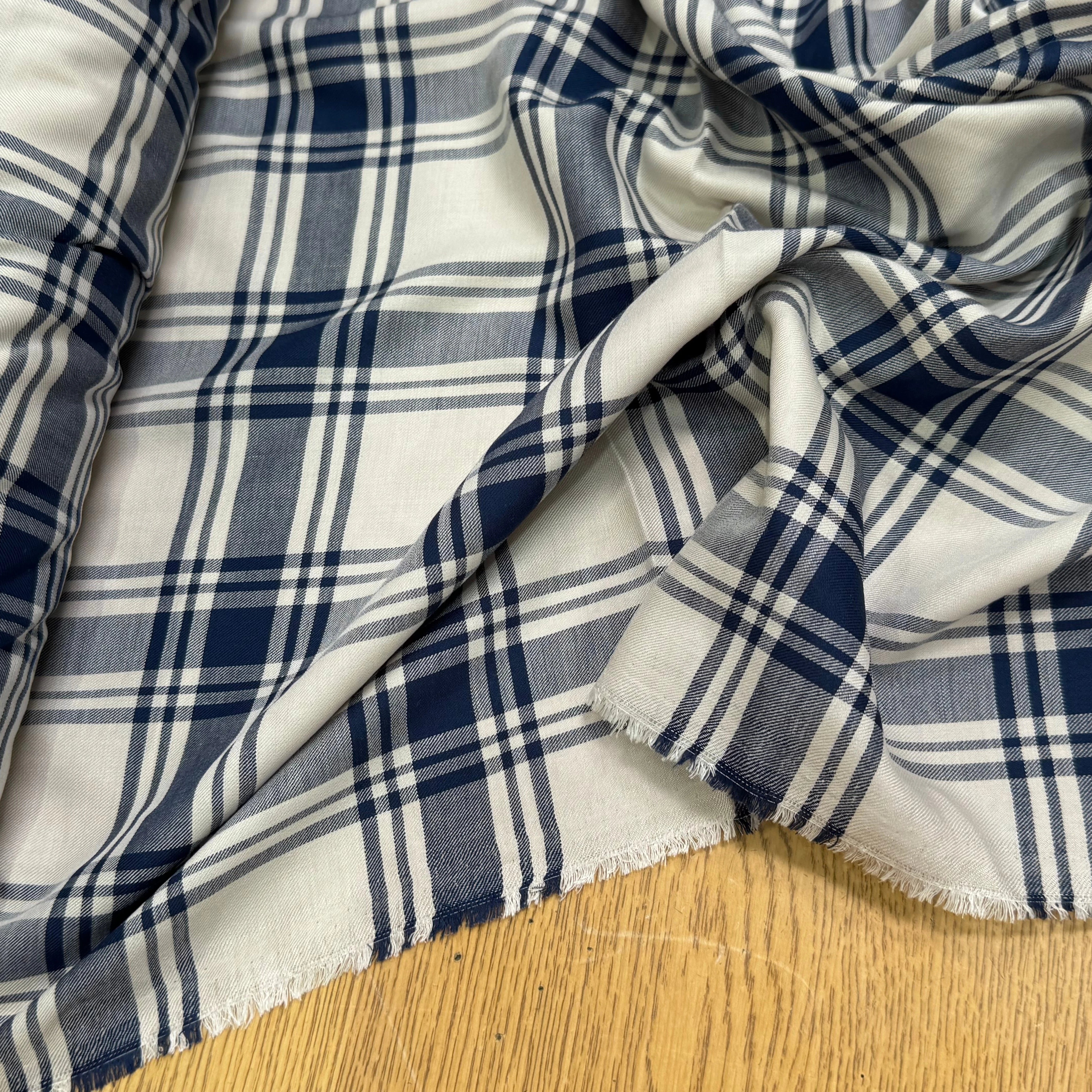 TISSU CHEMISE SUBTILE FALL JAPAN 1 NAVY BEIGE - My Little Coupon