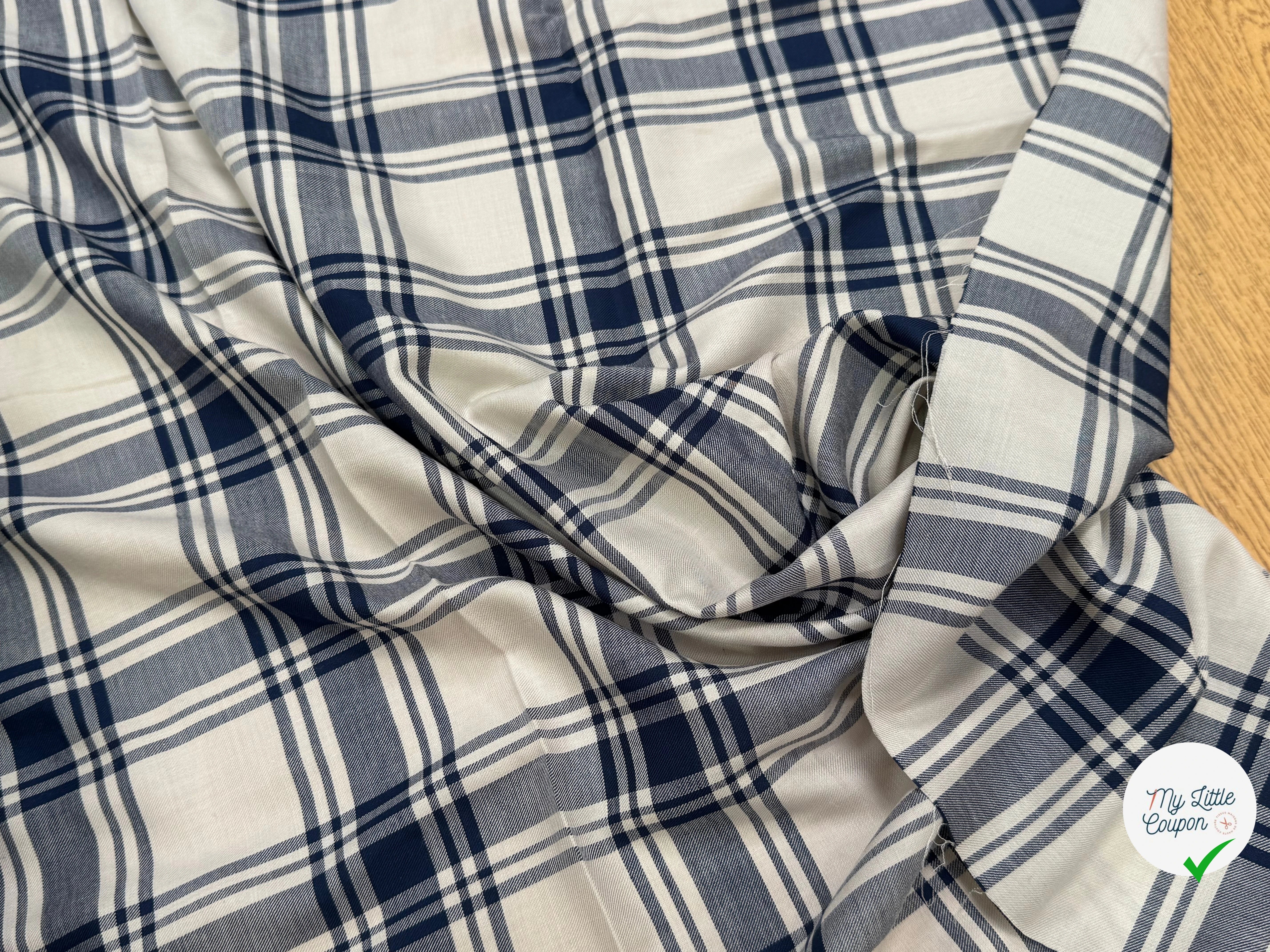 TISSU CHEMISE SUBTILE FALL JAPAN 1 NAVY BEIGE - My Little Coupon