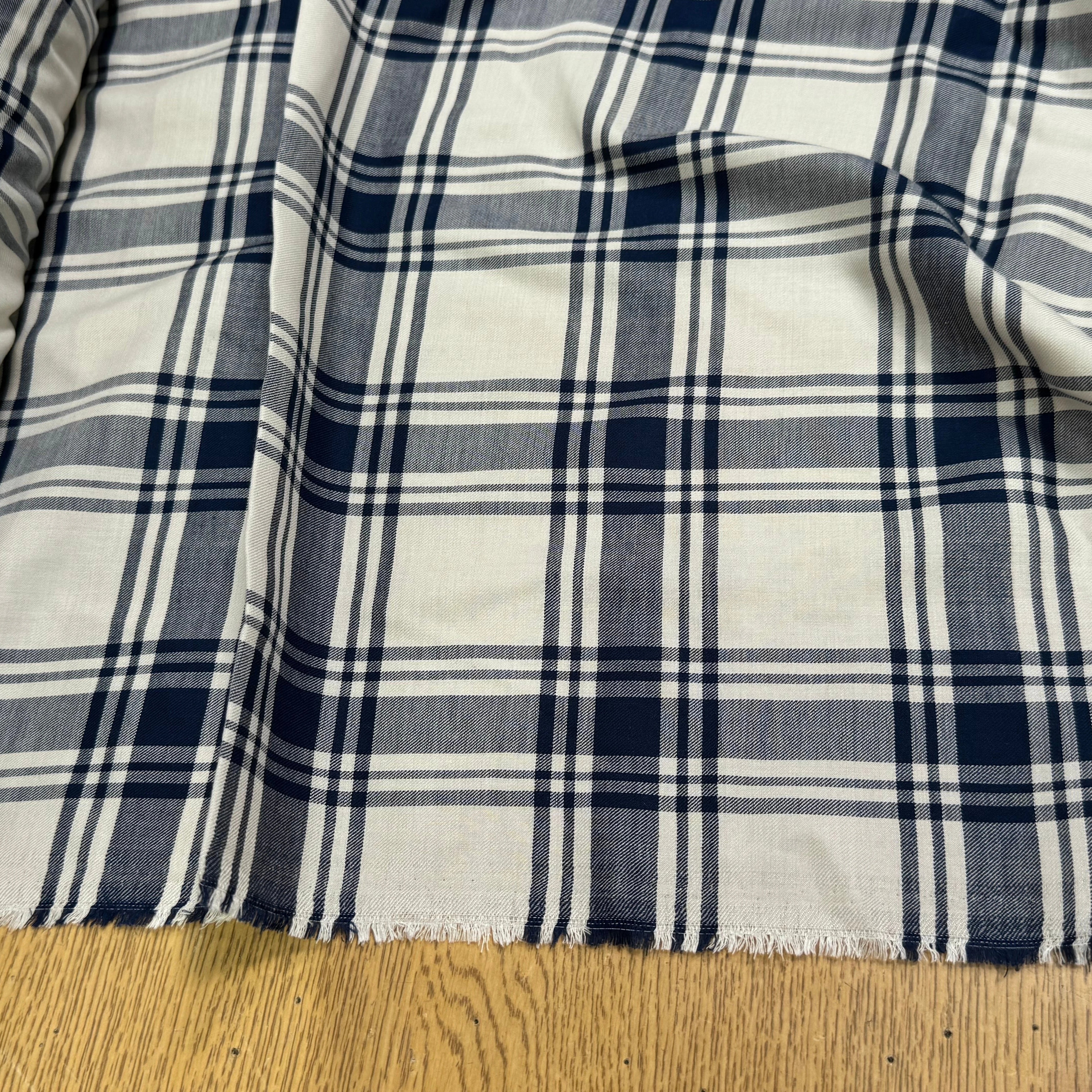 TISSU CHEMISE SUBTILE FALL JAPAN 1 NAVY BEIGE - My Little Coupon