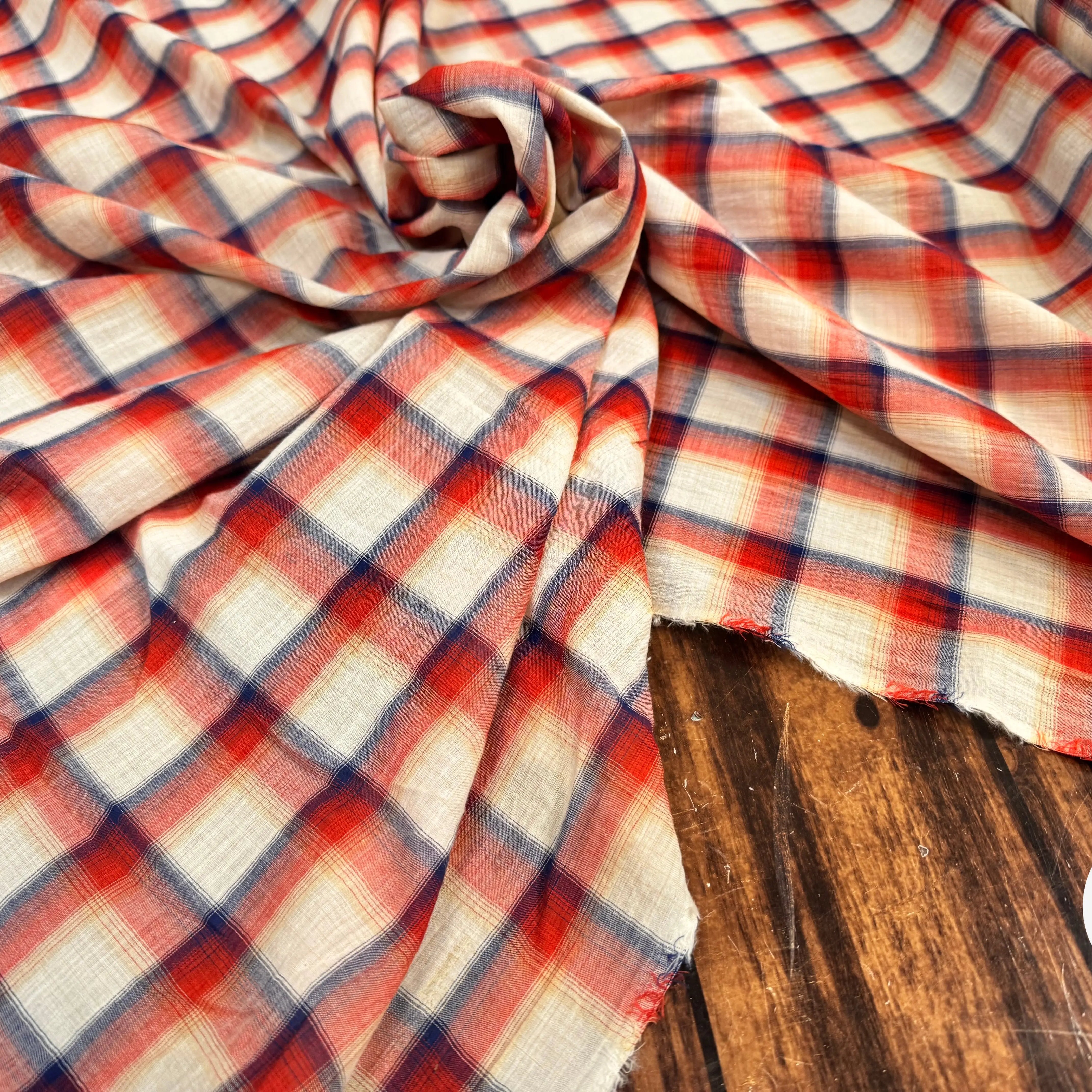 TISSU CHEMISE TRAPPEUR COTON - My Little Coupon