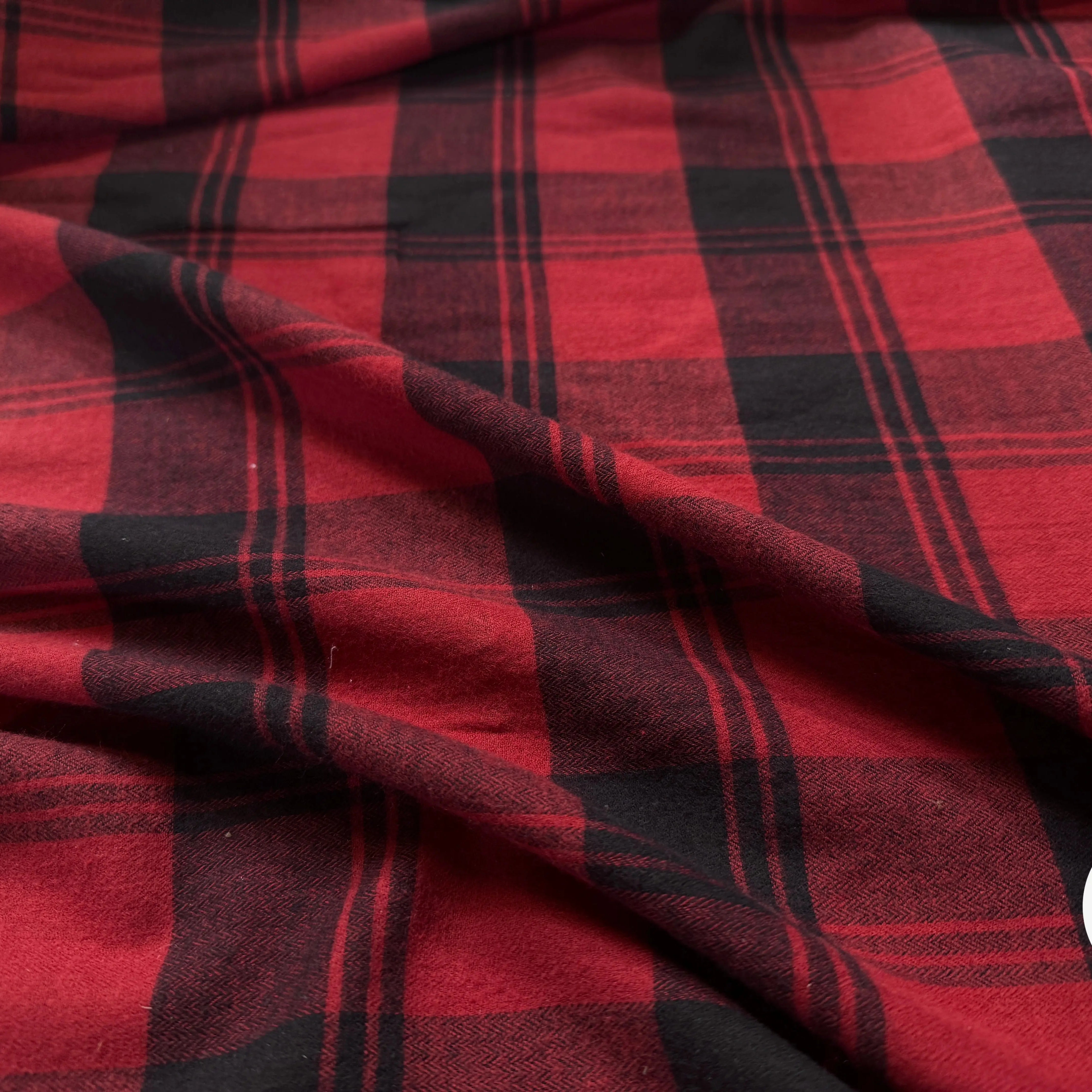 TISSU CHEMISE TRAPPEUR ECOSSAIS COTON JAPONAIS TAKIYHO - My Little Coupon