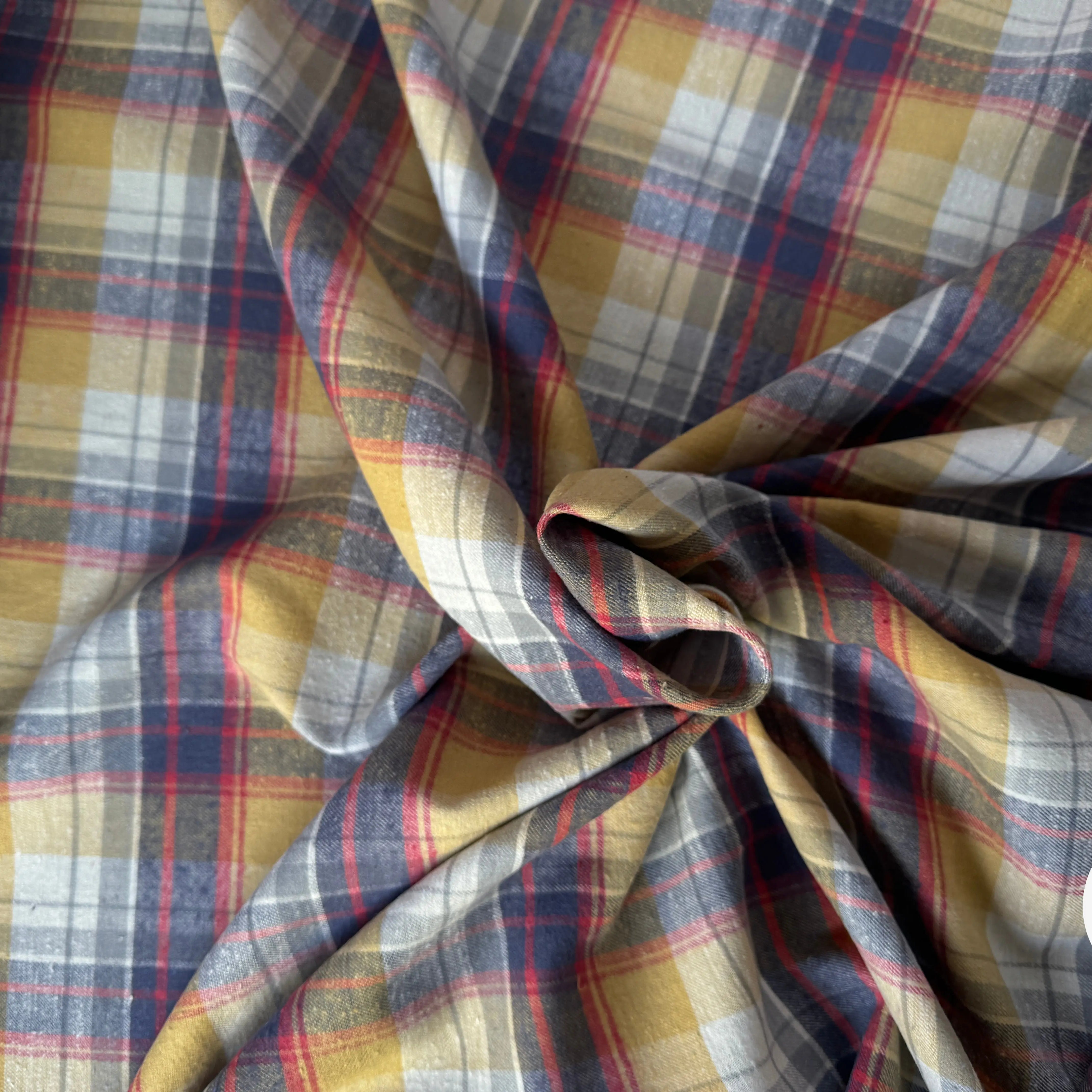 TISSU CHEMISE TRAPPEUR (FLANELETTE) SERGÉE - My Little Coupon