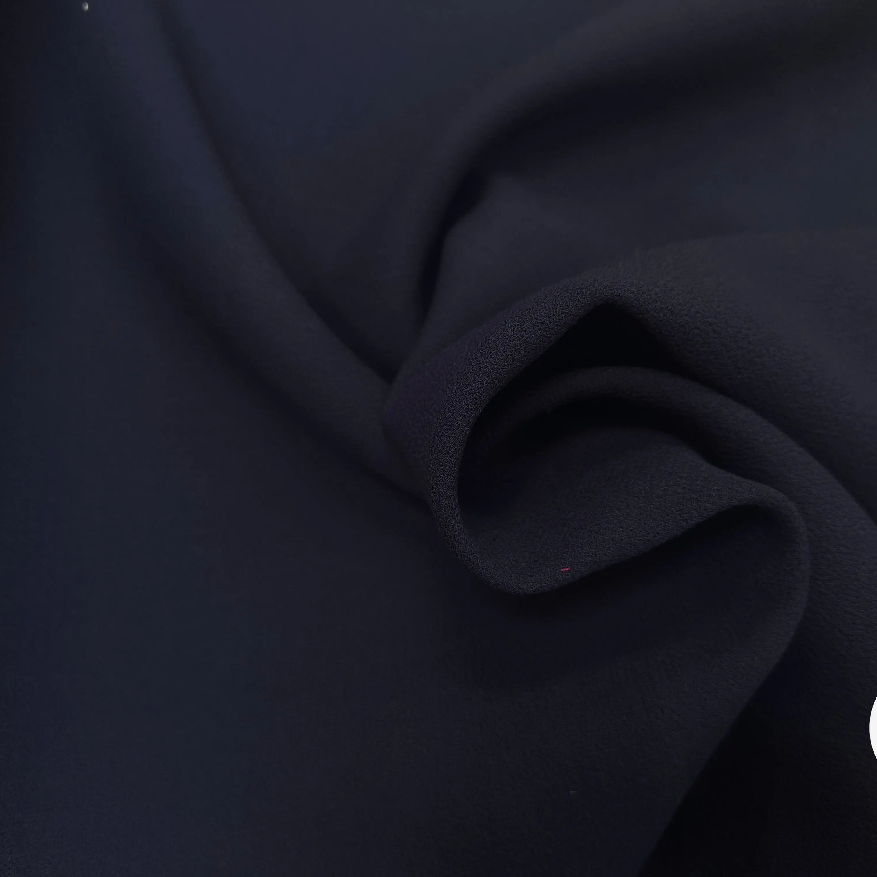 TISSU CONTRECOLLÉ LAINE VIERGE NAVY MLC INTERN