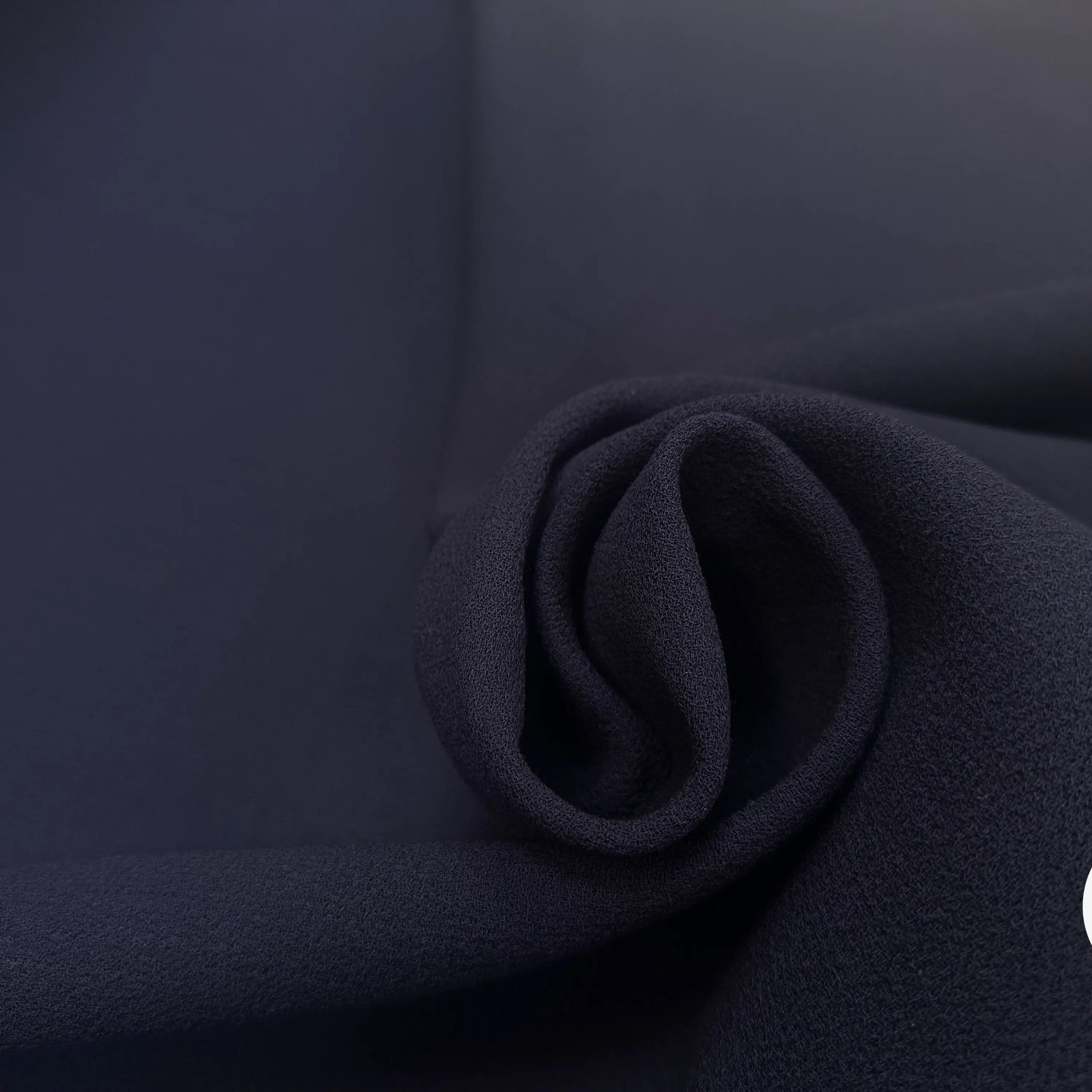 TISSU CONTRECOLLÉ LAINE VIERGE NAVY MLC INTERN