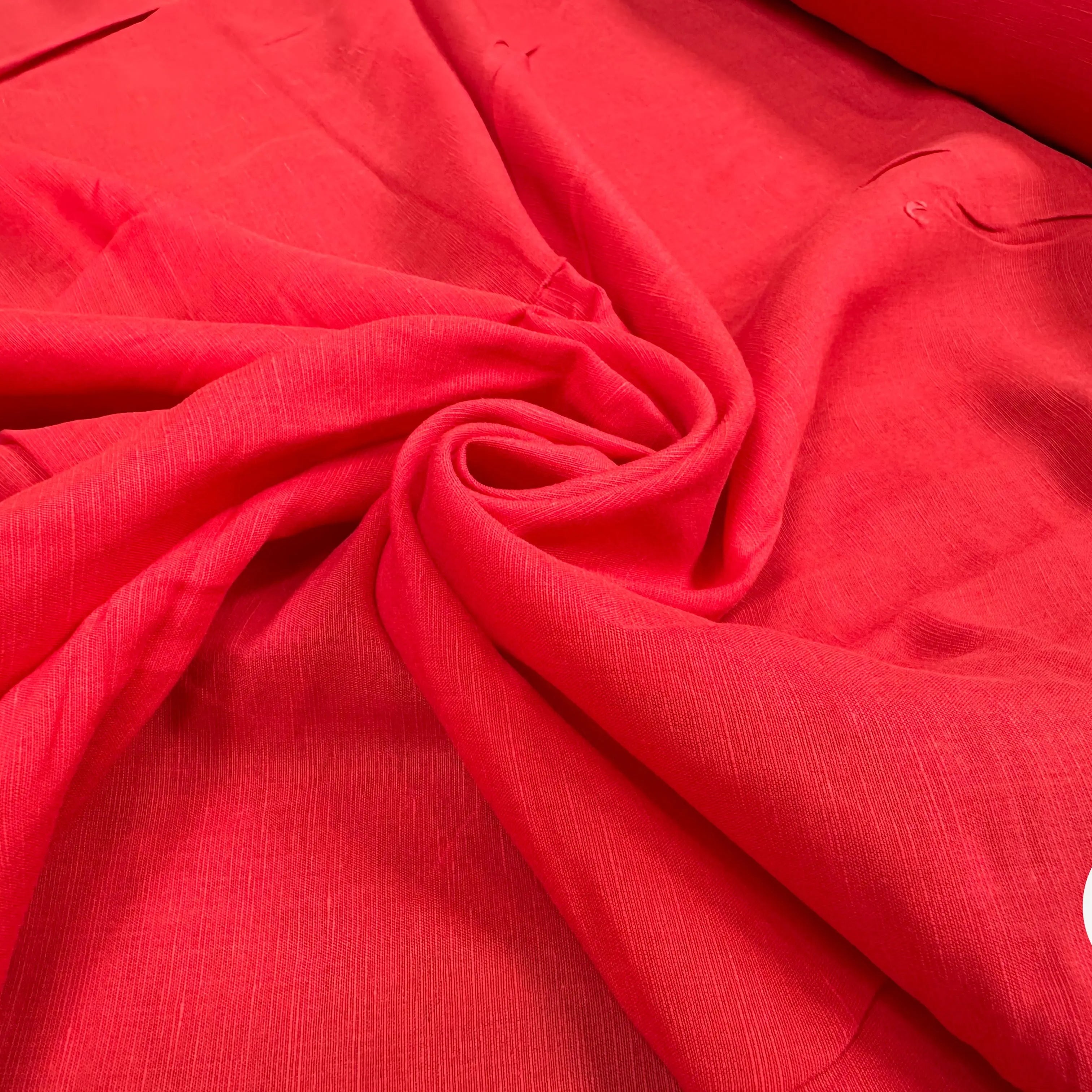 TISSU COTON ARMURÉ ROUGE FORMULA ONE - My Little Coupon