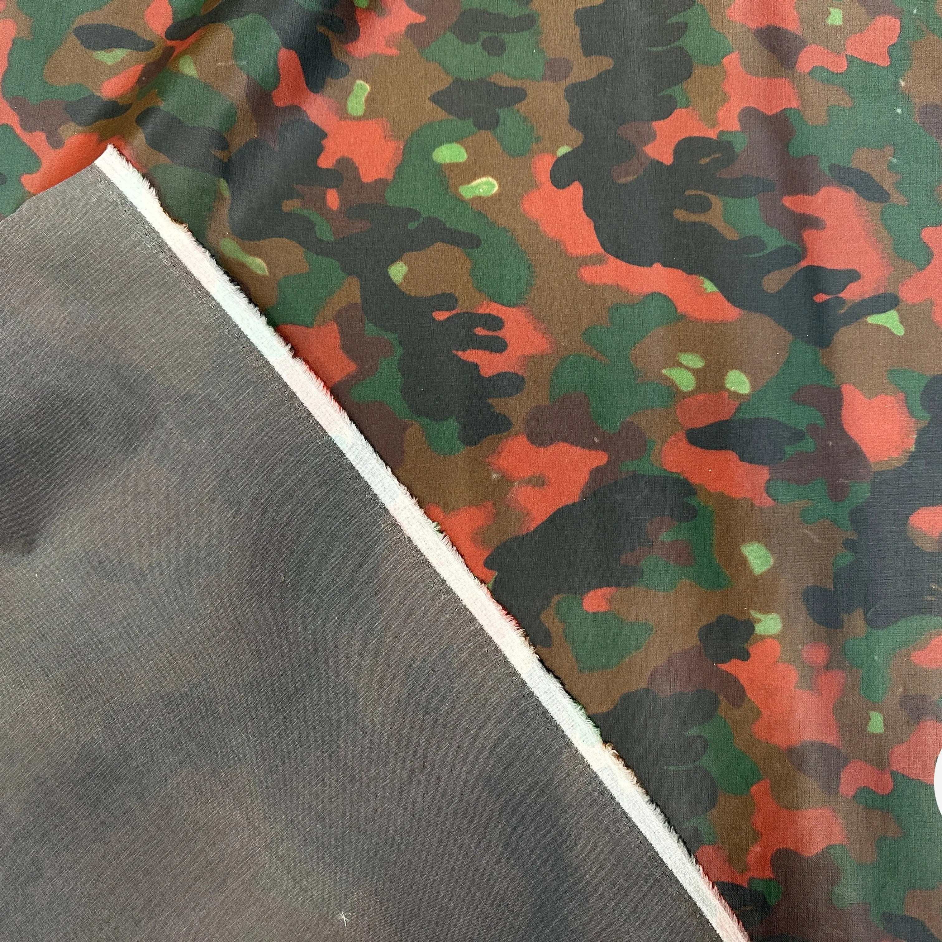 TISSU COTON CAMOUFLAGE CONTRECOLLÉ MSO