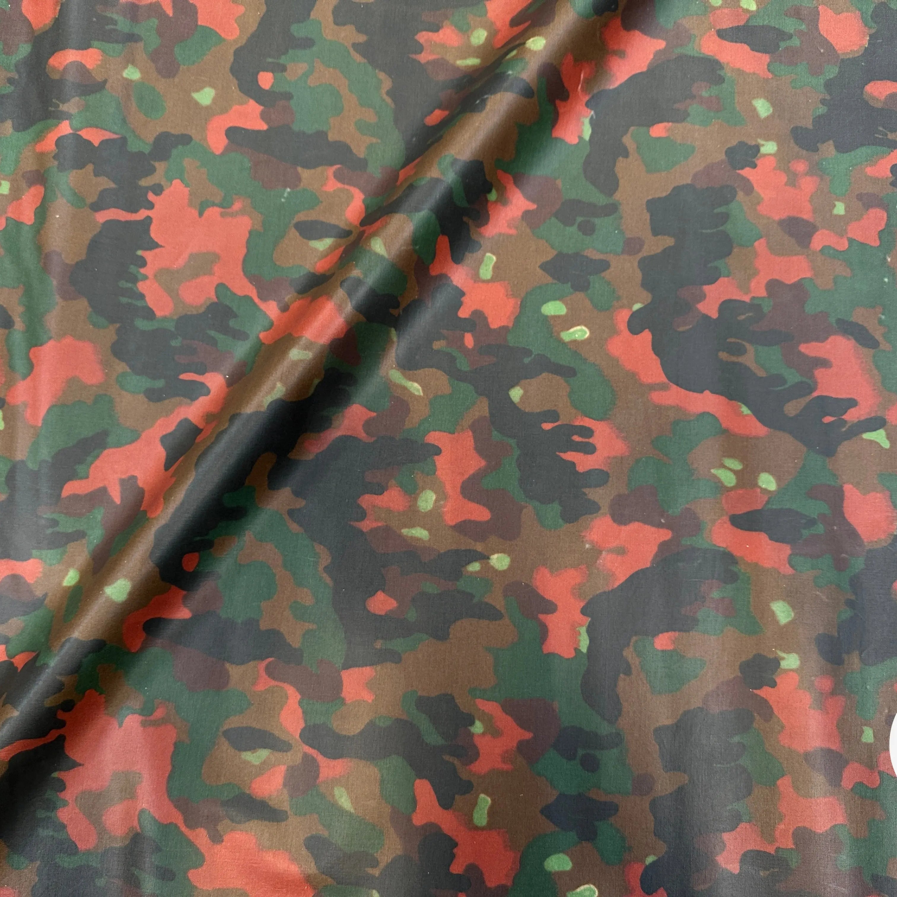 TISSU COTON CAMOUFLAGE CONTRECOLLÉ MSO