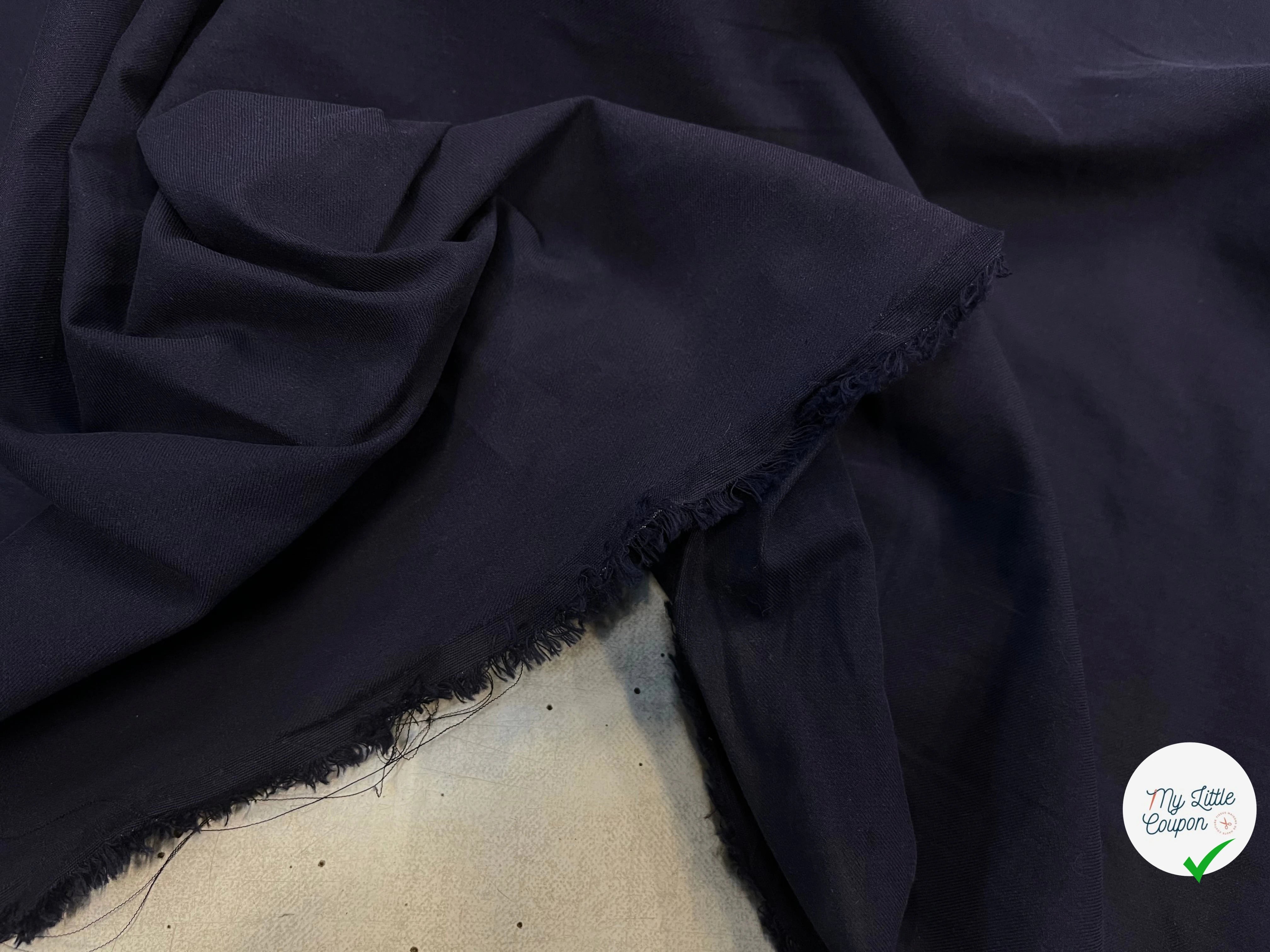 TISSU COTON CHEMISE BLEU - My Little Coupon