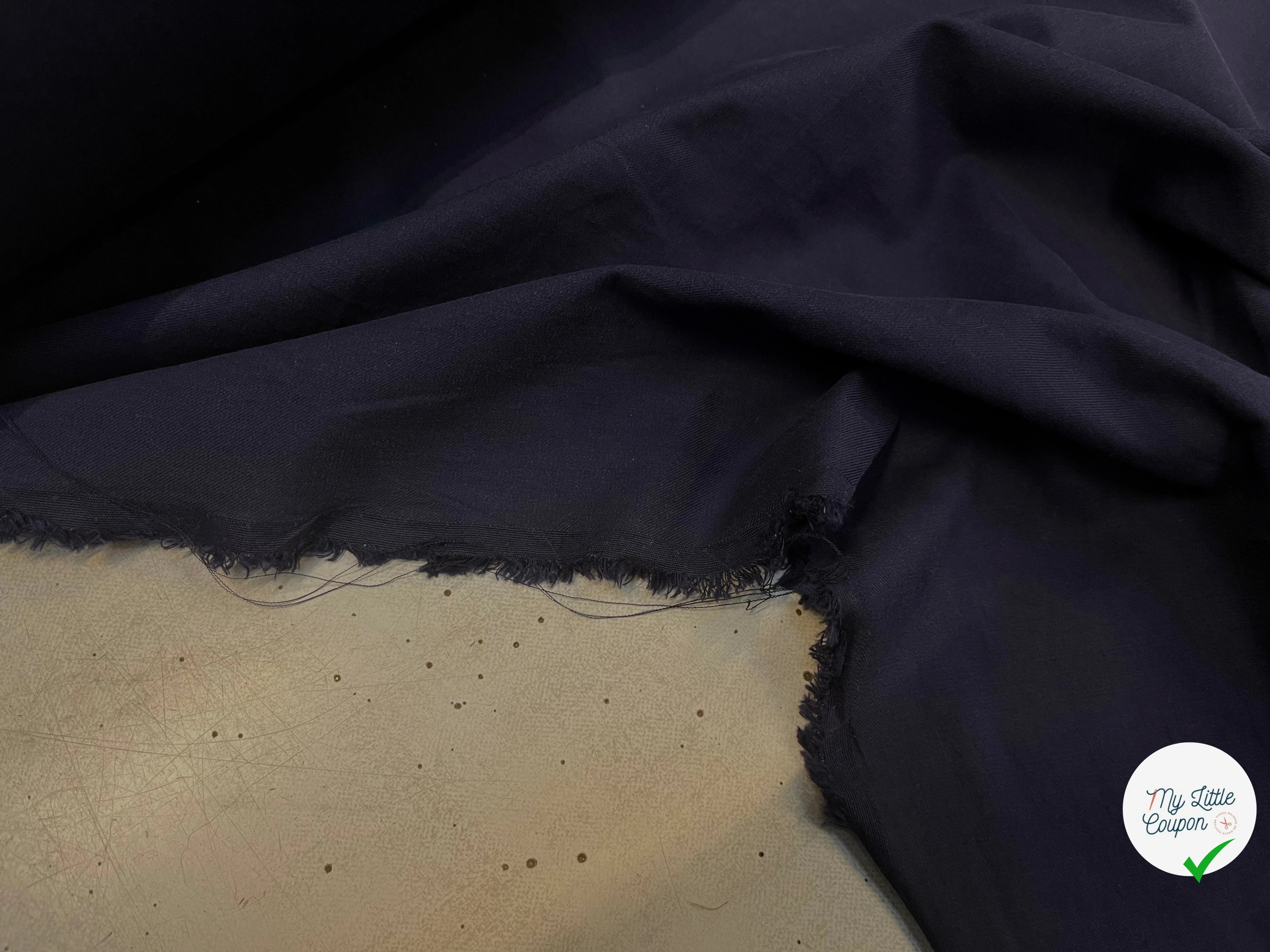 TISSU COTON CHEMISE BLEU - My Little Coupon