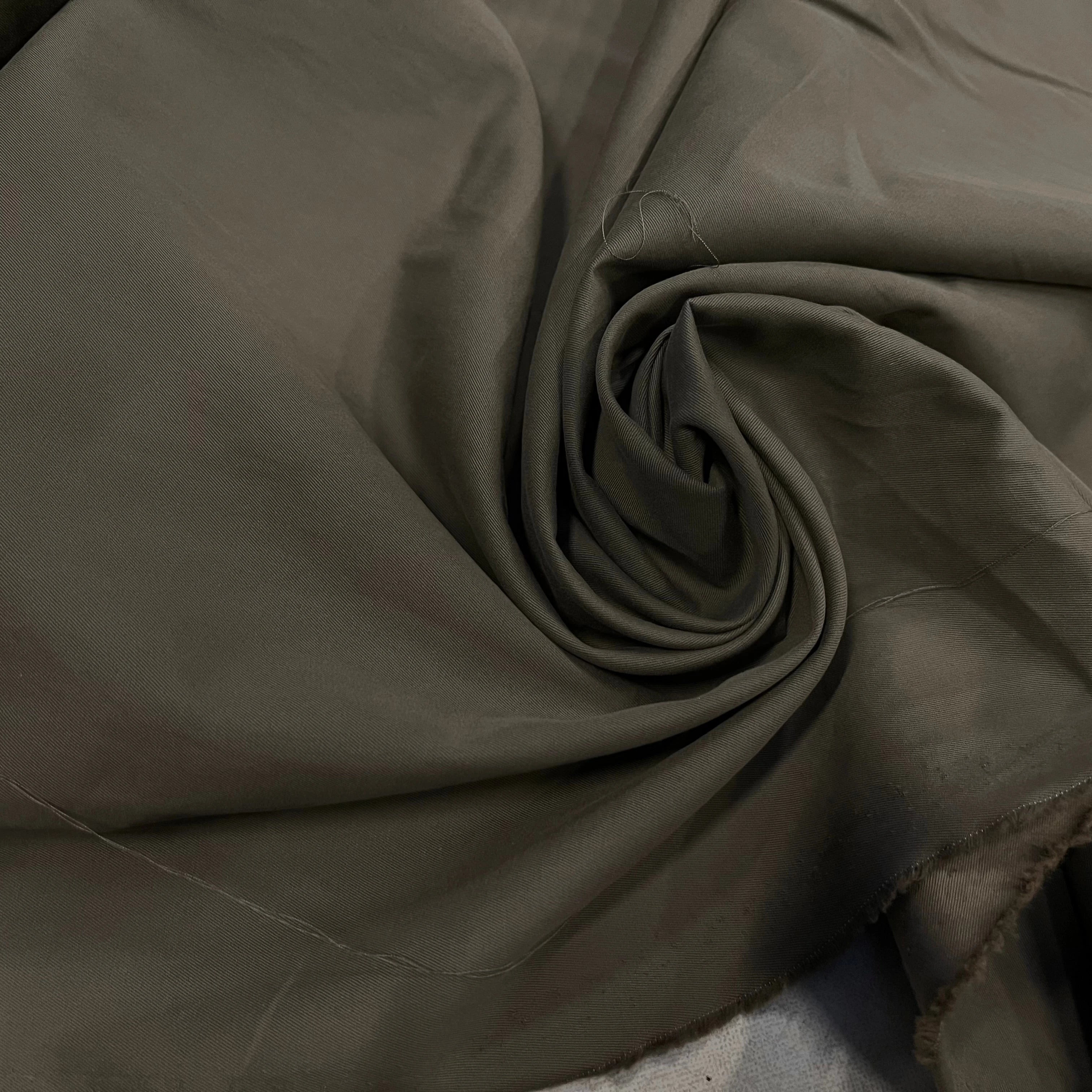 TISSU COTON CHEMISE KAKI - My Little Coupon