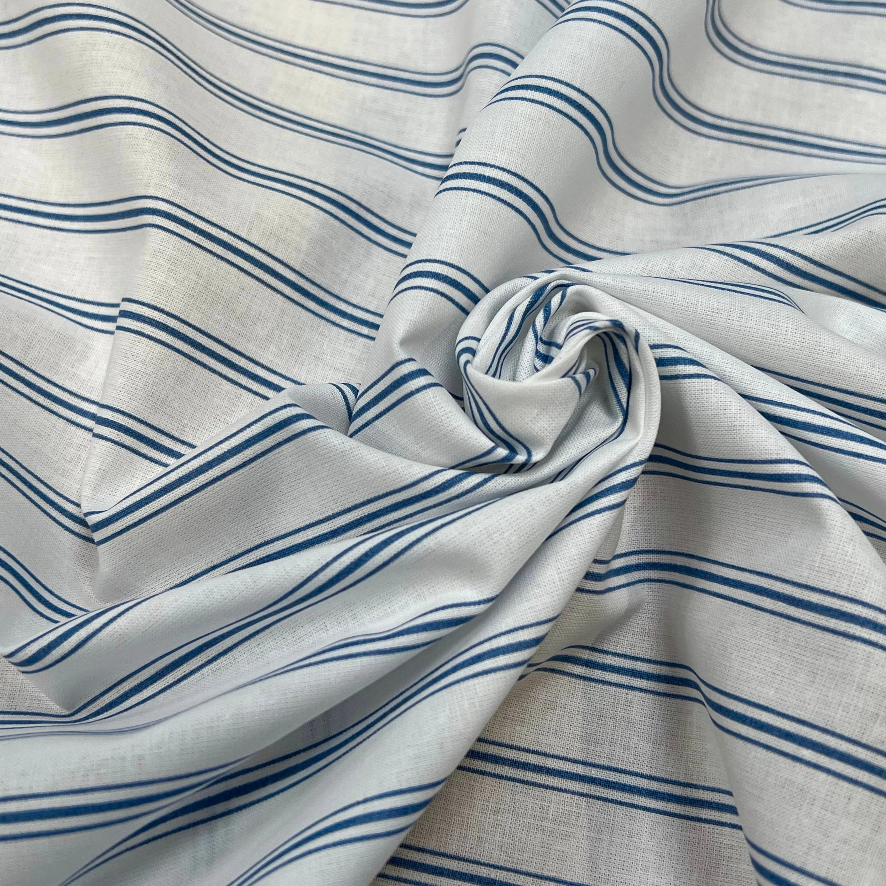 TISSU COTON REGENCE BLEU 150 - My Little Coupon