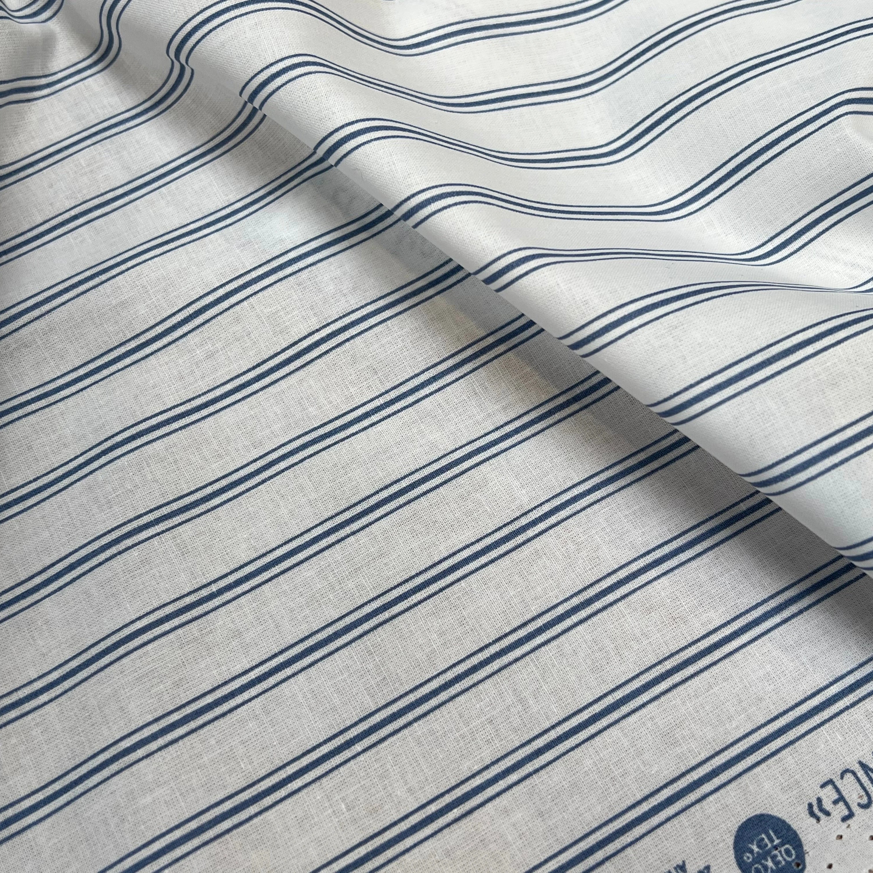 TISSU COTON REGENCE BLEU 150 - My Little Coupon