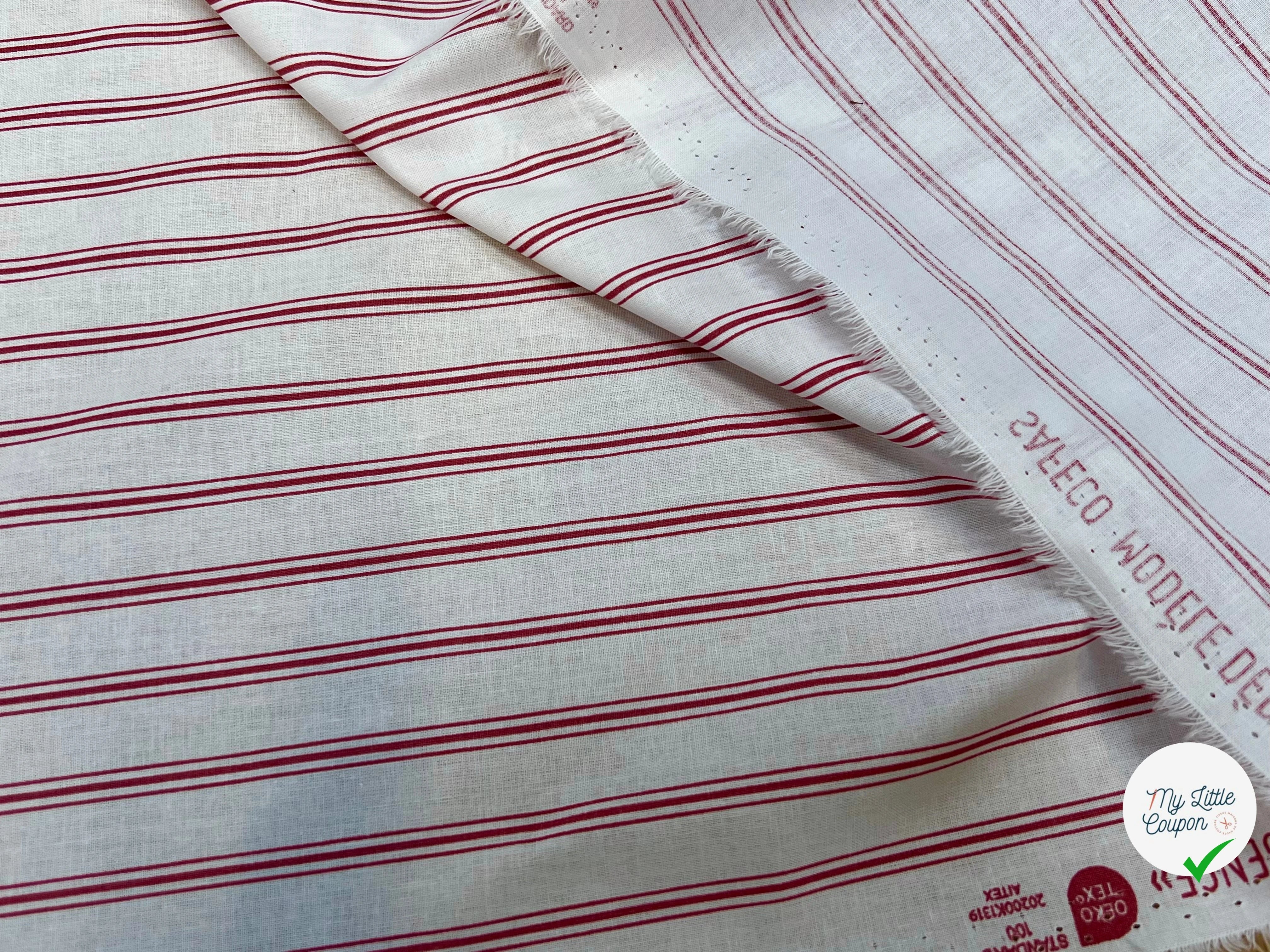 TISSU COTON REGENCE ROUGE 150 - My Little Coupon