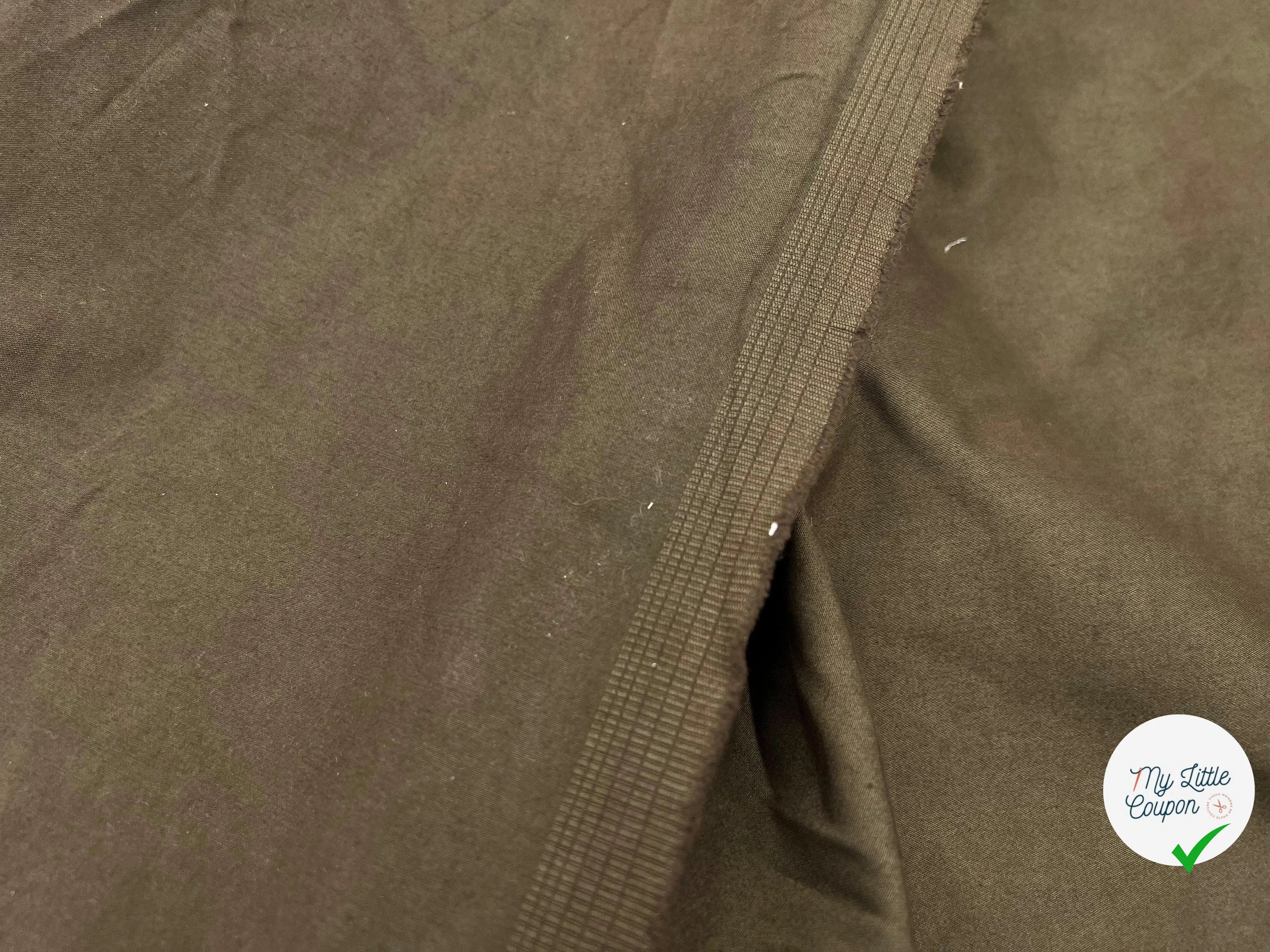 TISSU COTON SPORTWEAR COFFEE BEAN - My Little Coupon - tissu - coudre
