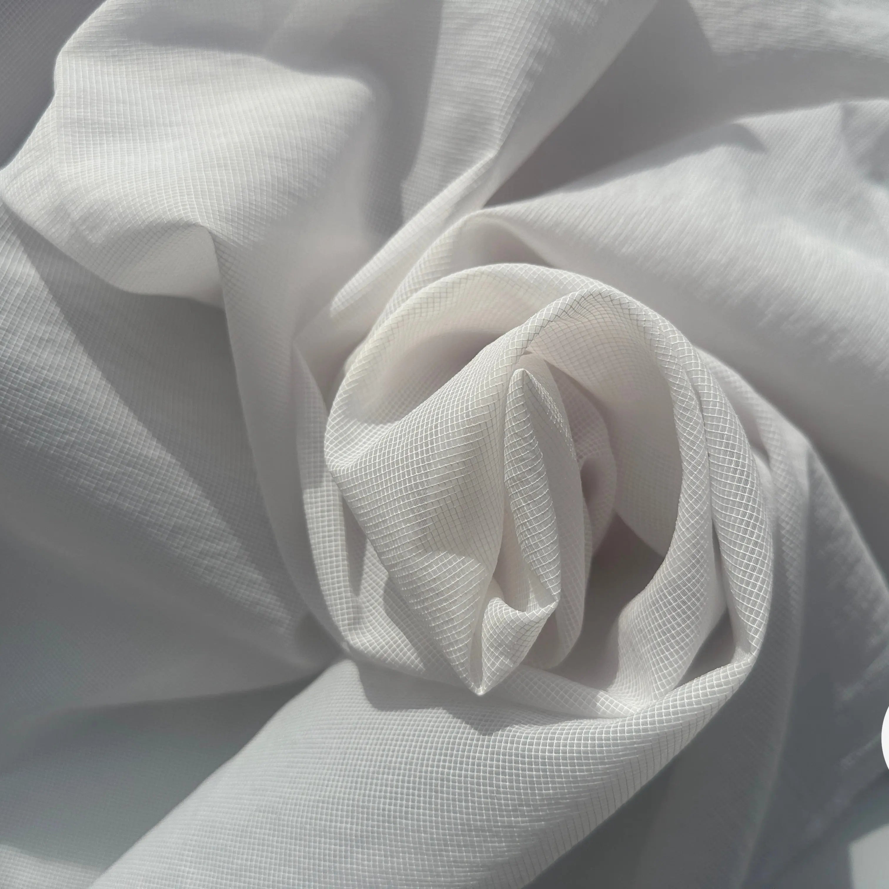 TISSU COUPE VENT ORGANZA MODERNE BLANC OPTIQUE MSO