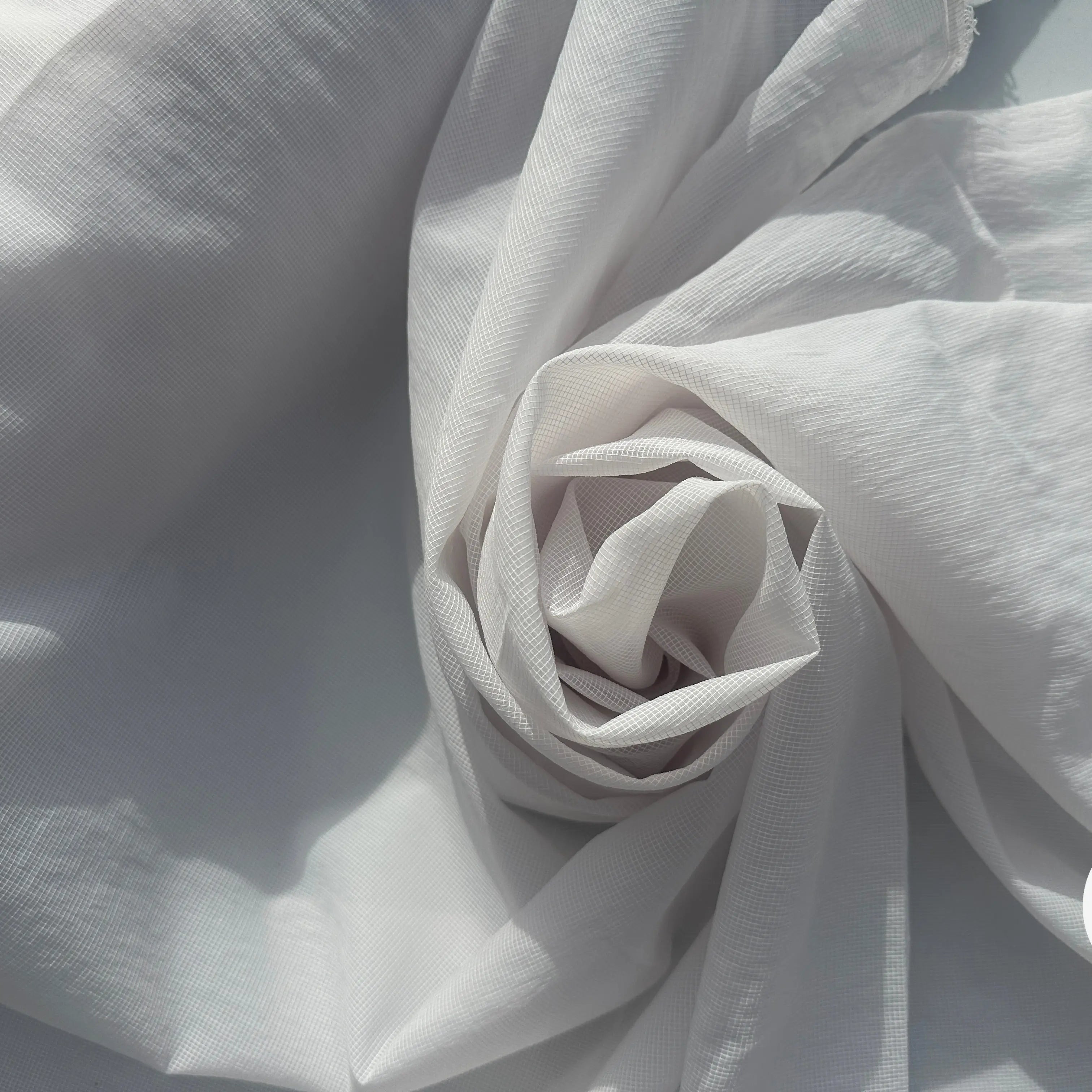 TISSU COUPE VENT ORGANZA MODERNE BLANC OPTIQUE MSO