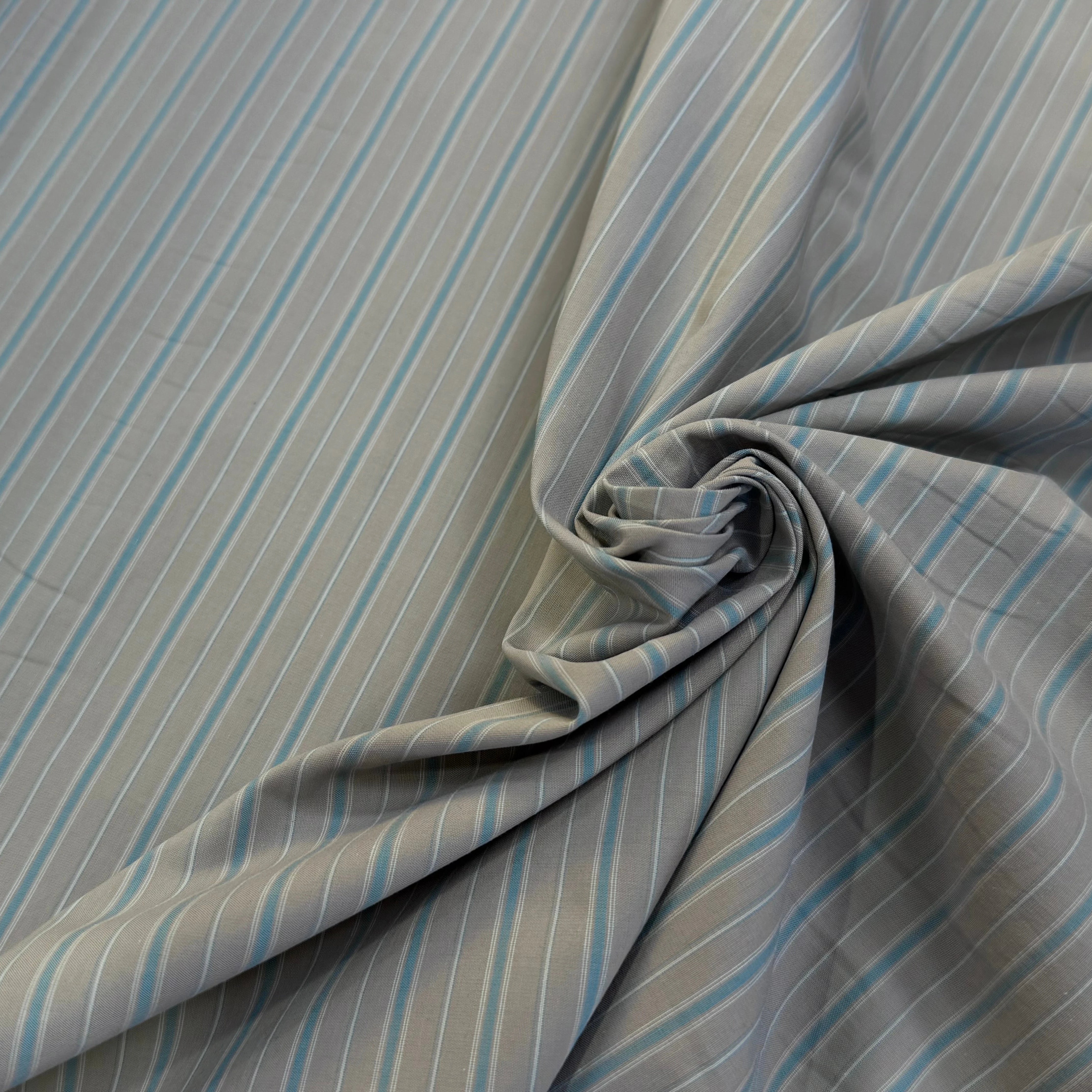 TISSU CRAQUANT GROSSES RAYURES VERT GRIS - My Little Coupon