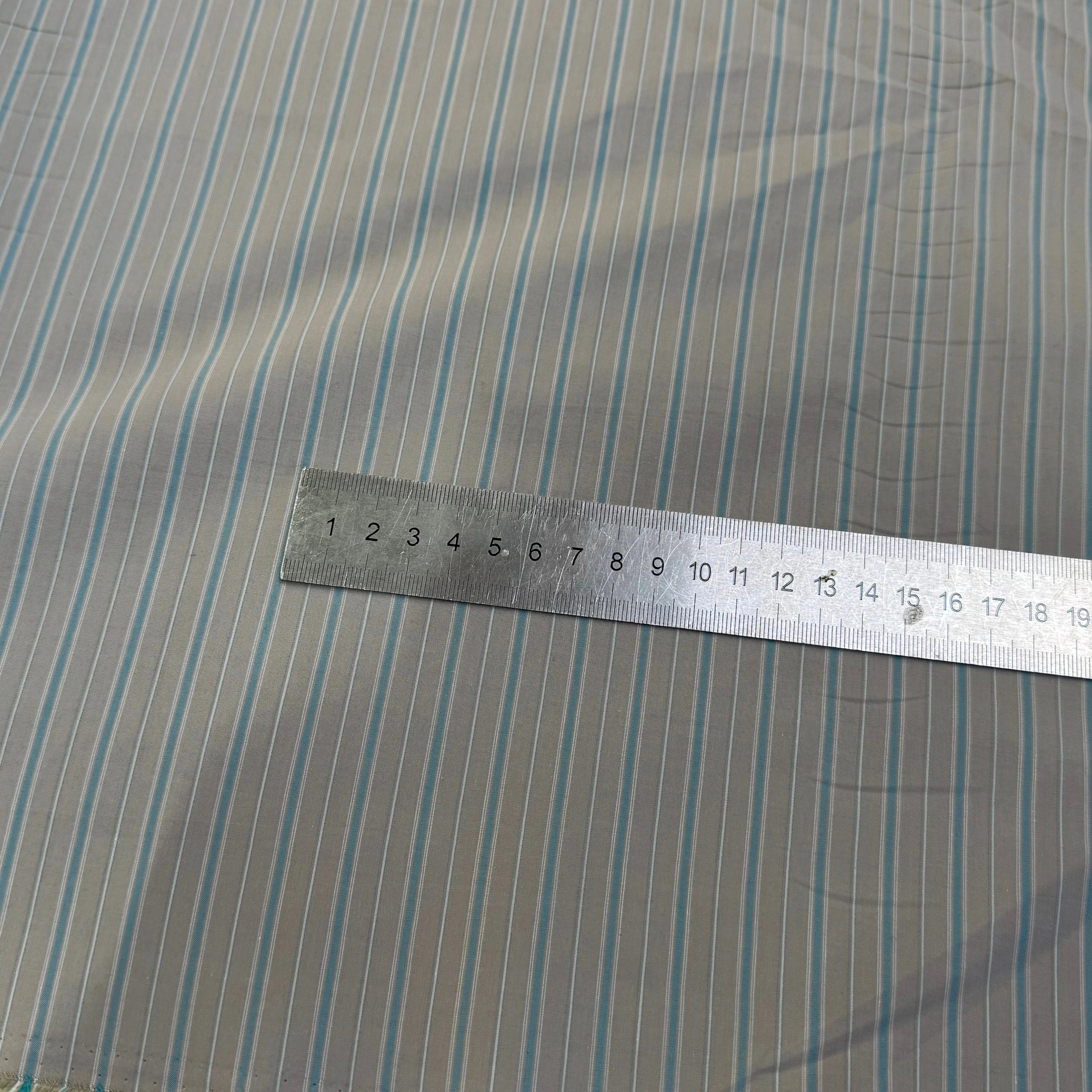 TISSU CRAQUANT GROSSES RAYURES VERT GRIS - My Little Coupon