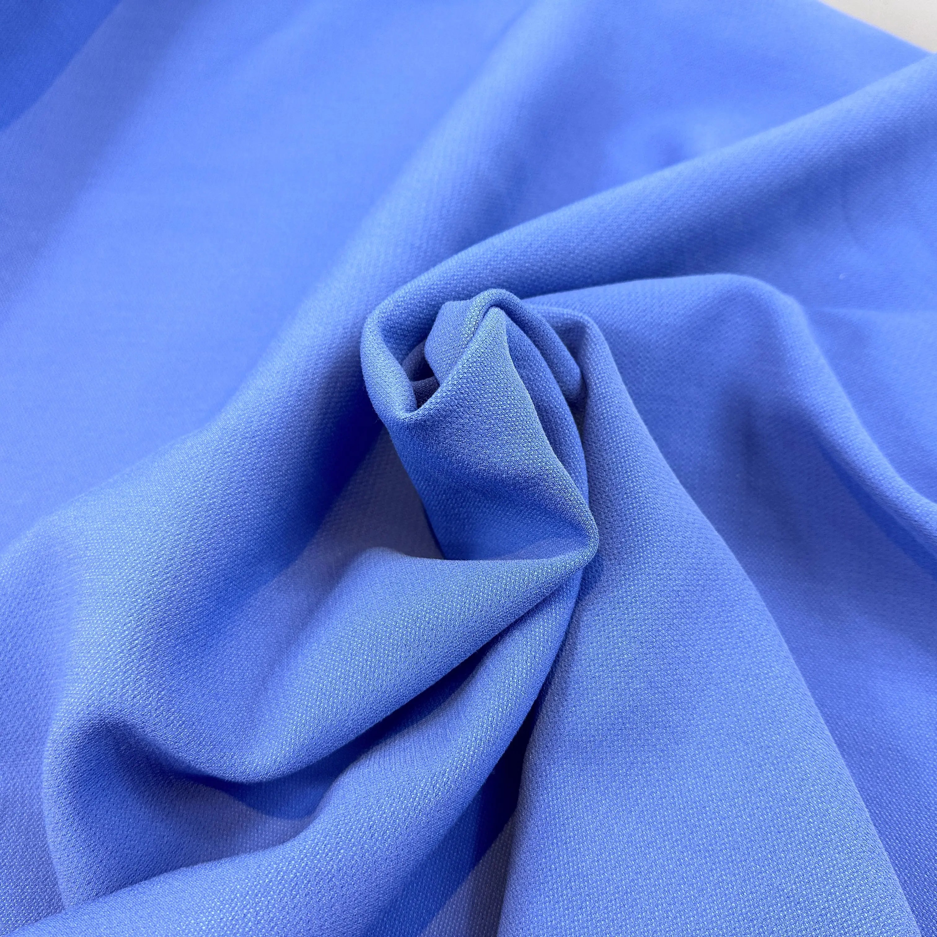 TISSU DOUBLE ETOFFE POUDRE BLEU DE PRUSSE MSO