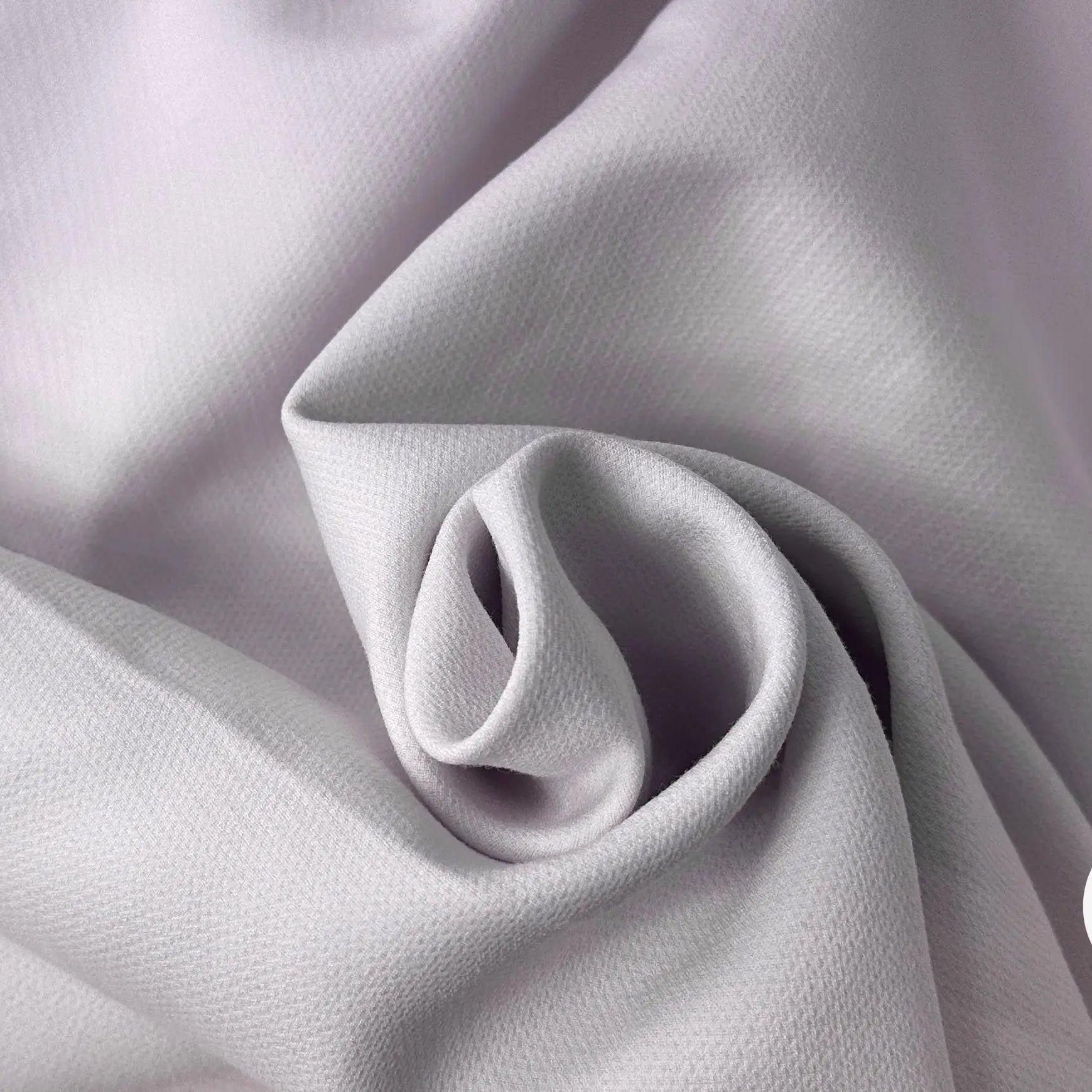 TISSU DOUBLE ÉTOFFE STRETCH COLORIS BRUME BLANC MSO