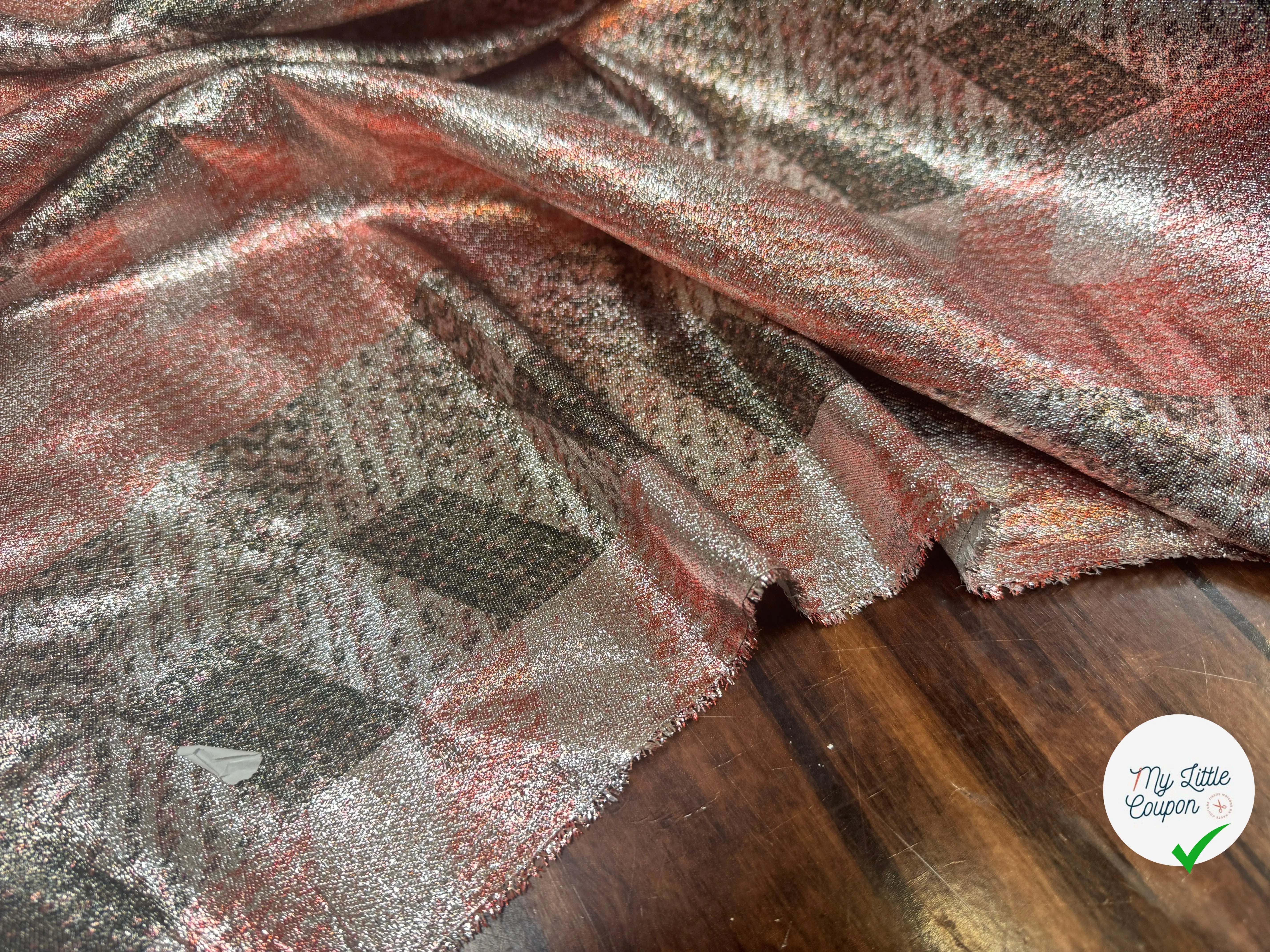 TISSU DRILL LAMÉ FANTAISIE - My Little Coupon