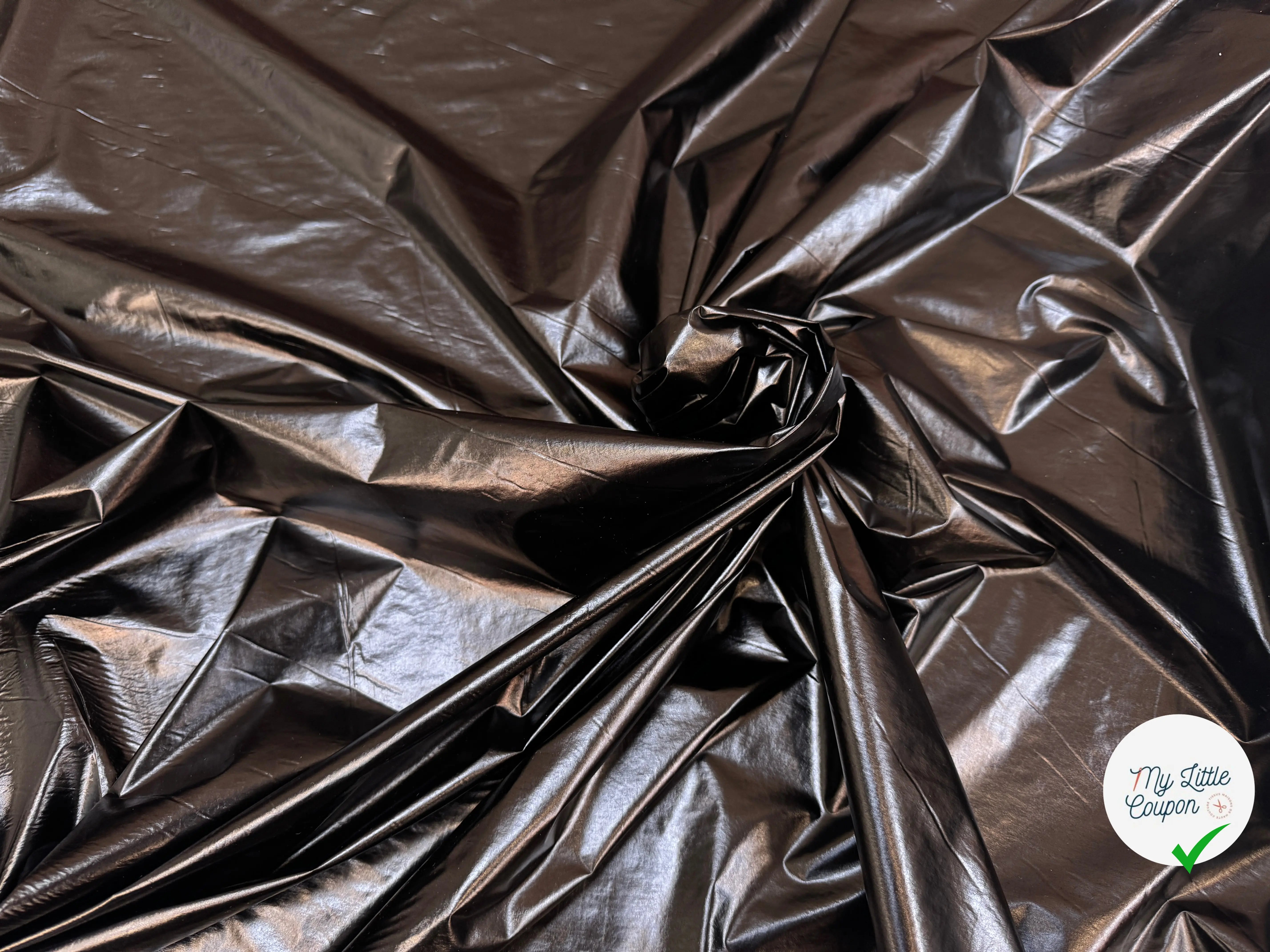 TISSU ENDUIT PVC NOIR - My Little Coupon