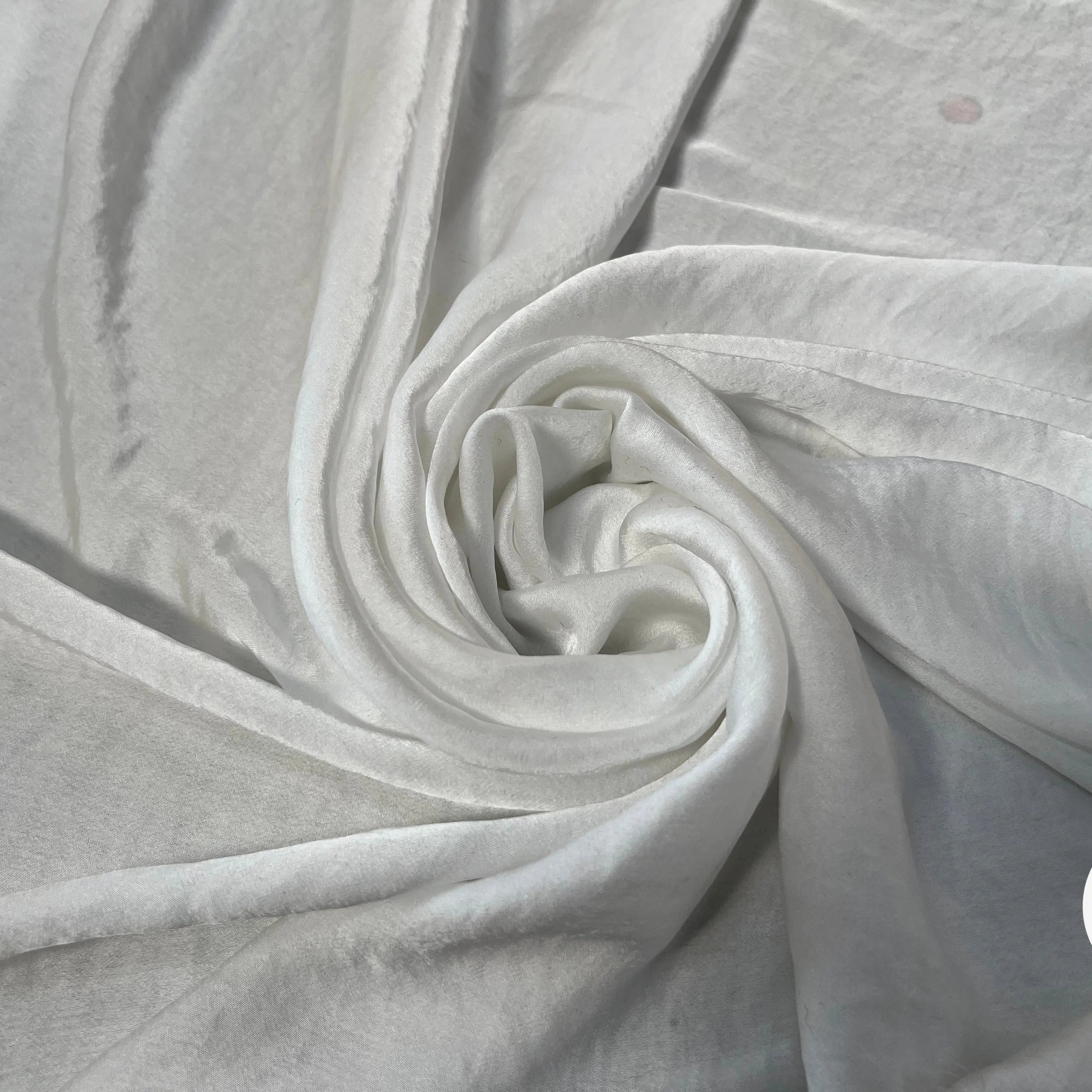 TISSU FLUIDE CRINKEL TOUCHÉ DOUX BLANC - My Little Coupon