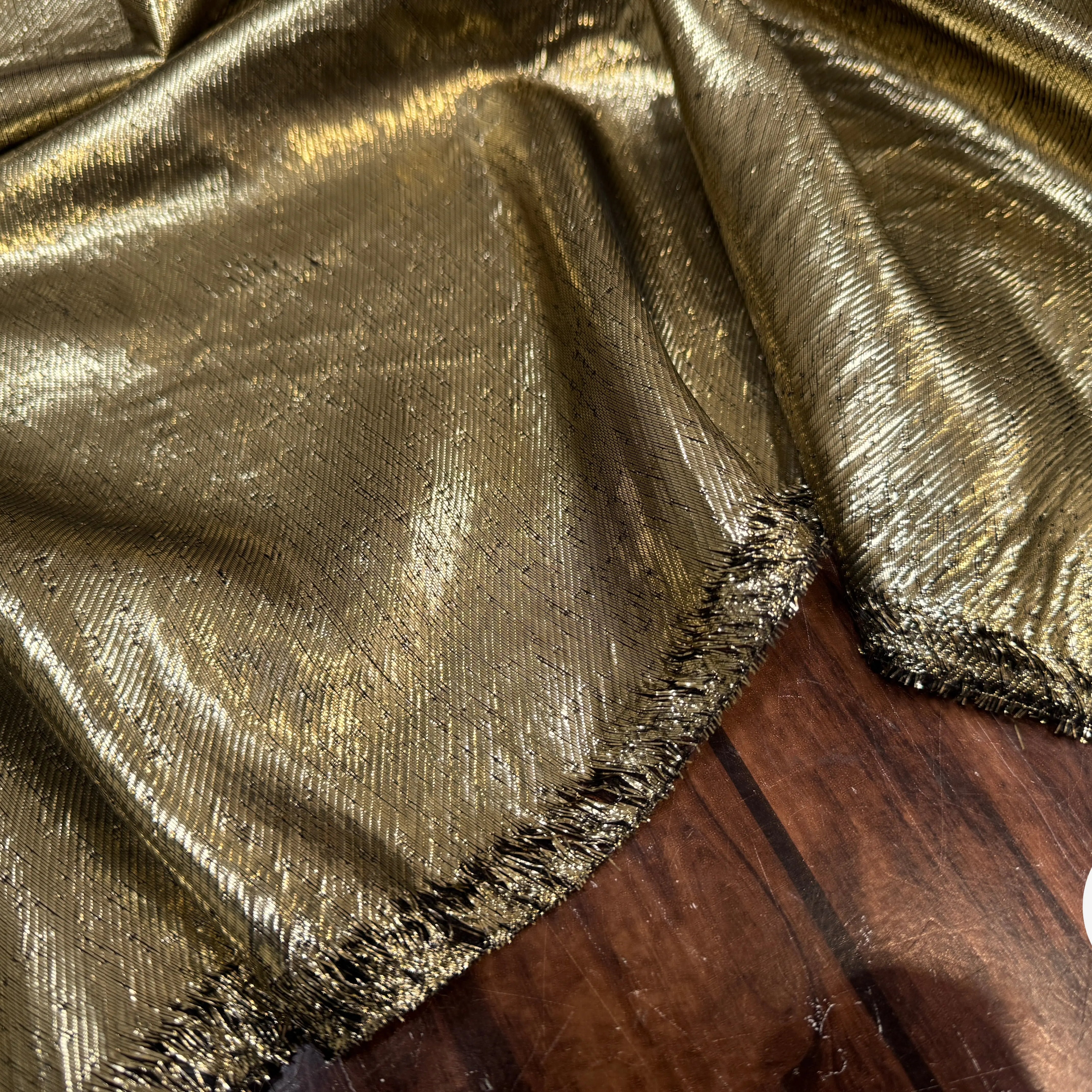 TISSU FLUIDE LUREX DE LUNE 7% SETA - My Little Coupon