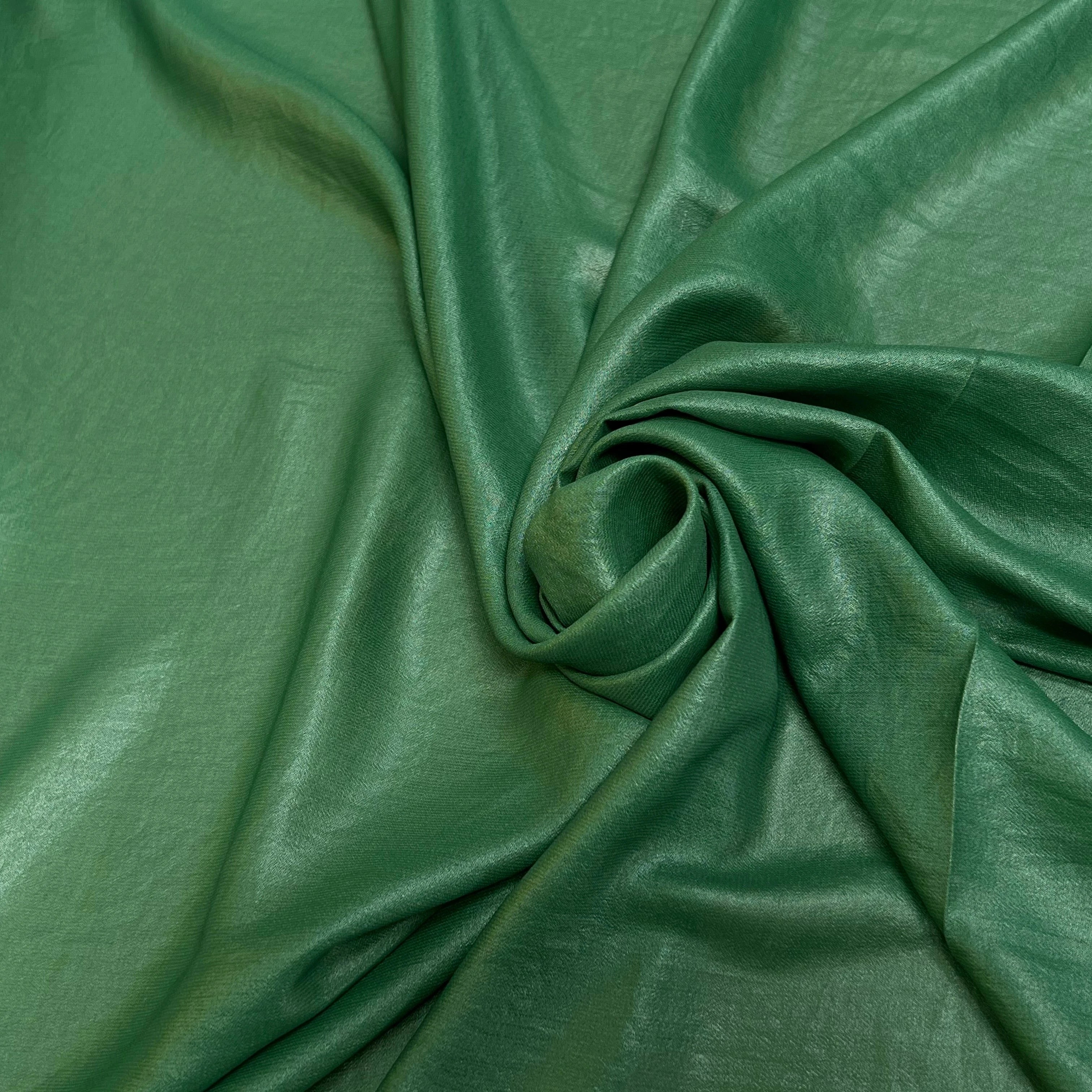 TISSU FLUIDE SCINTILLANT ÉFFET HUILÉ VERT - My Little Coupon